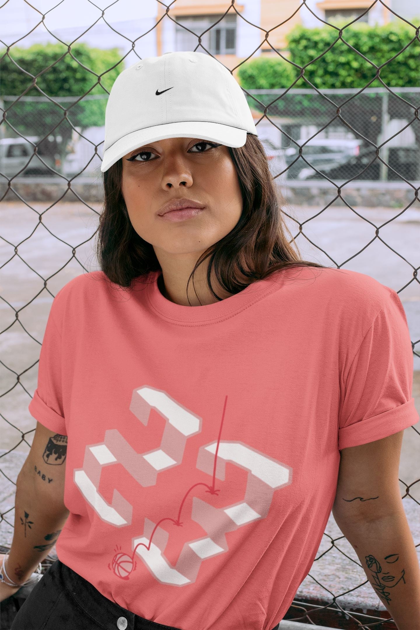 Steps Unisex Tops - Air Jordan 3 Rust Pink