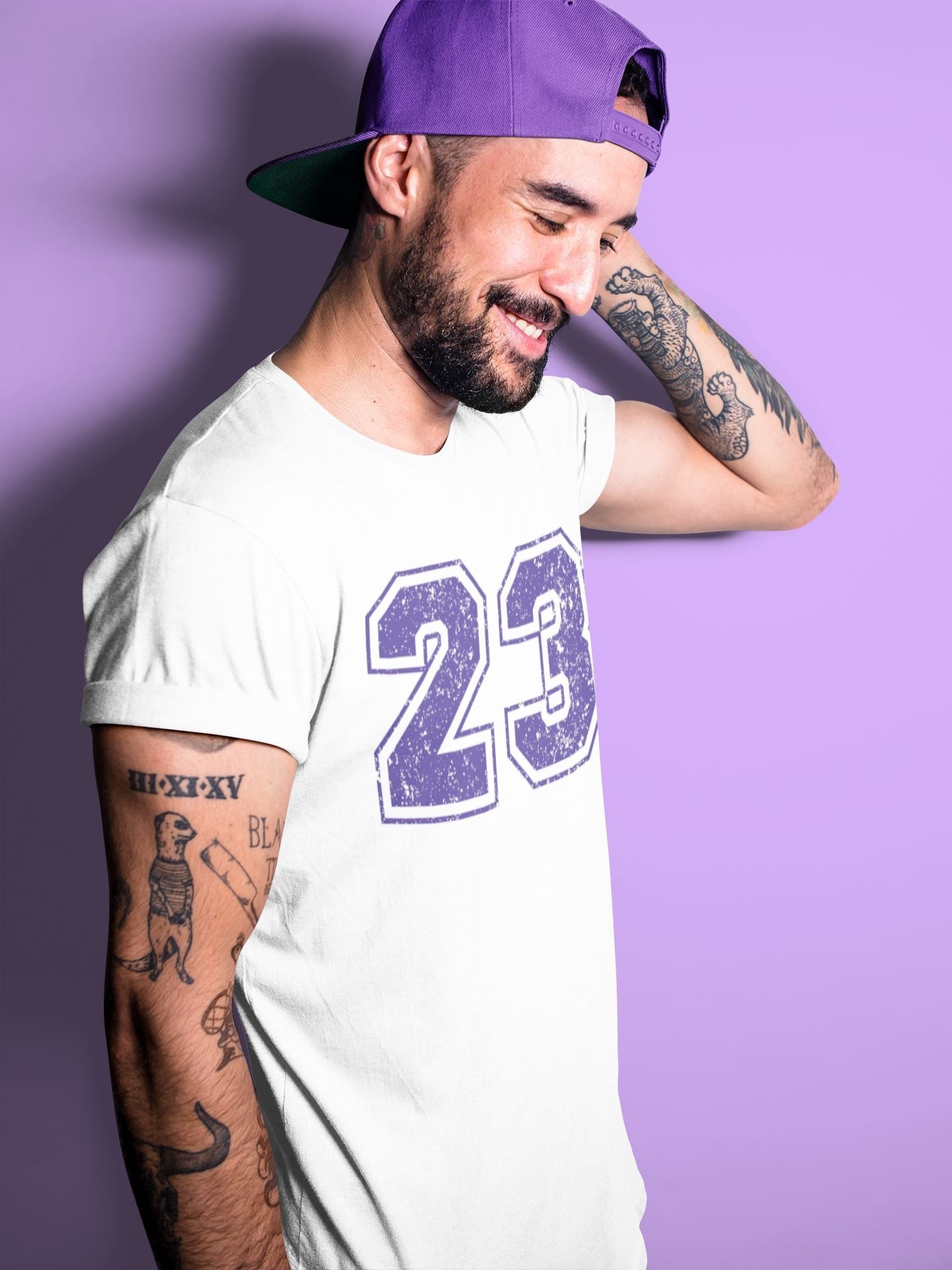 23 Unisex Tops - Air Jordan 4 Court Purple