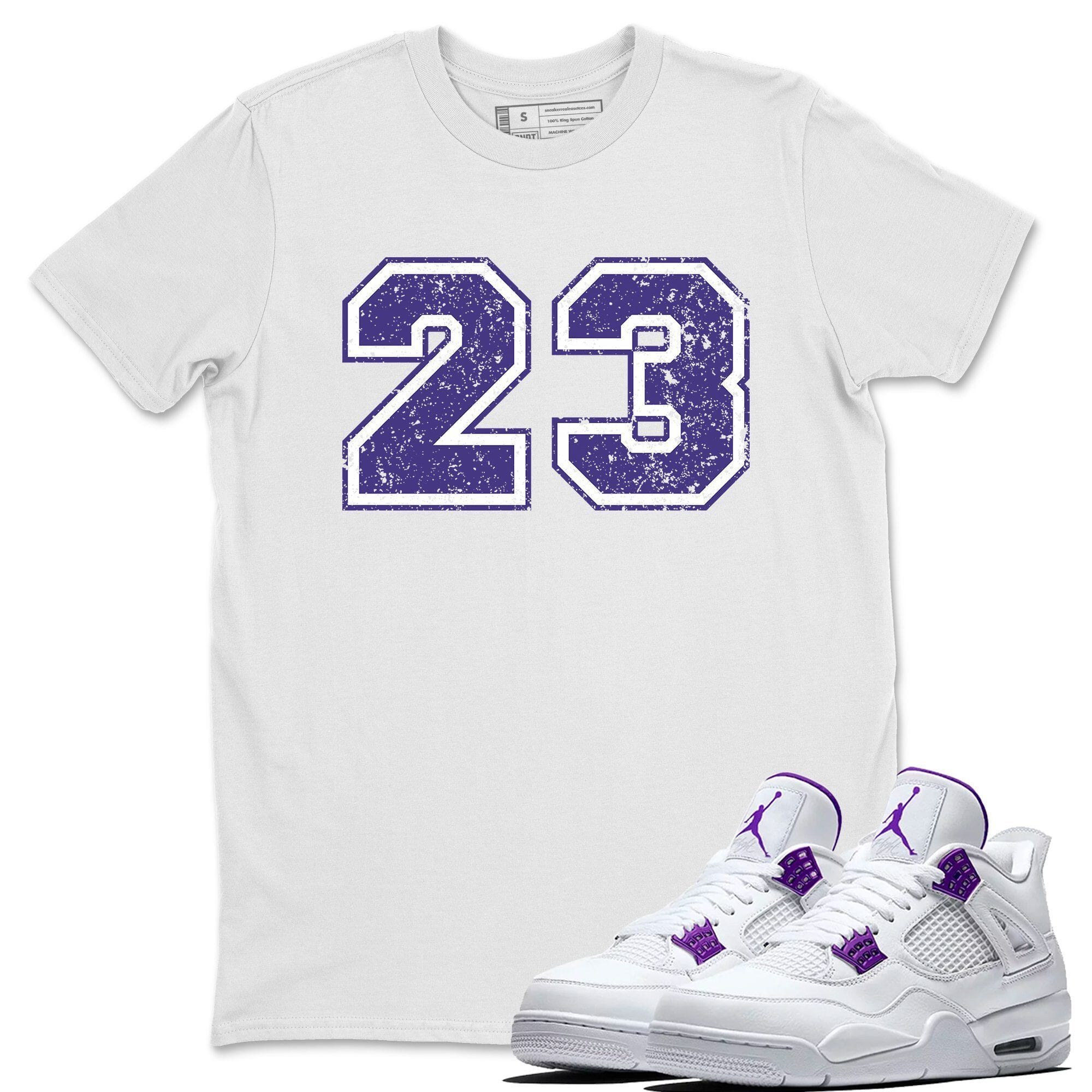 23 Unisex Tops - Air Jordan 4 Court Purple