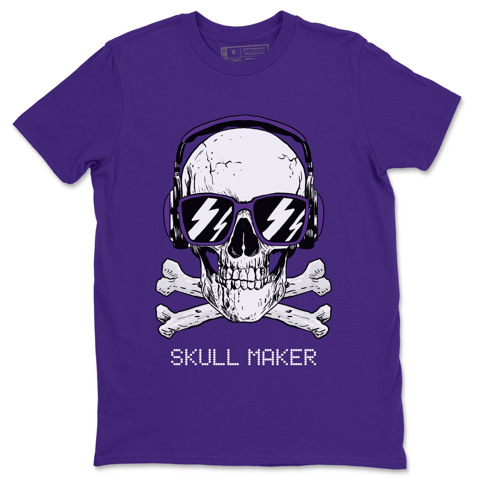 Skull Maker Unisex Tops - Air Jordan 4 Court Purple