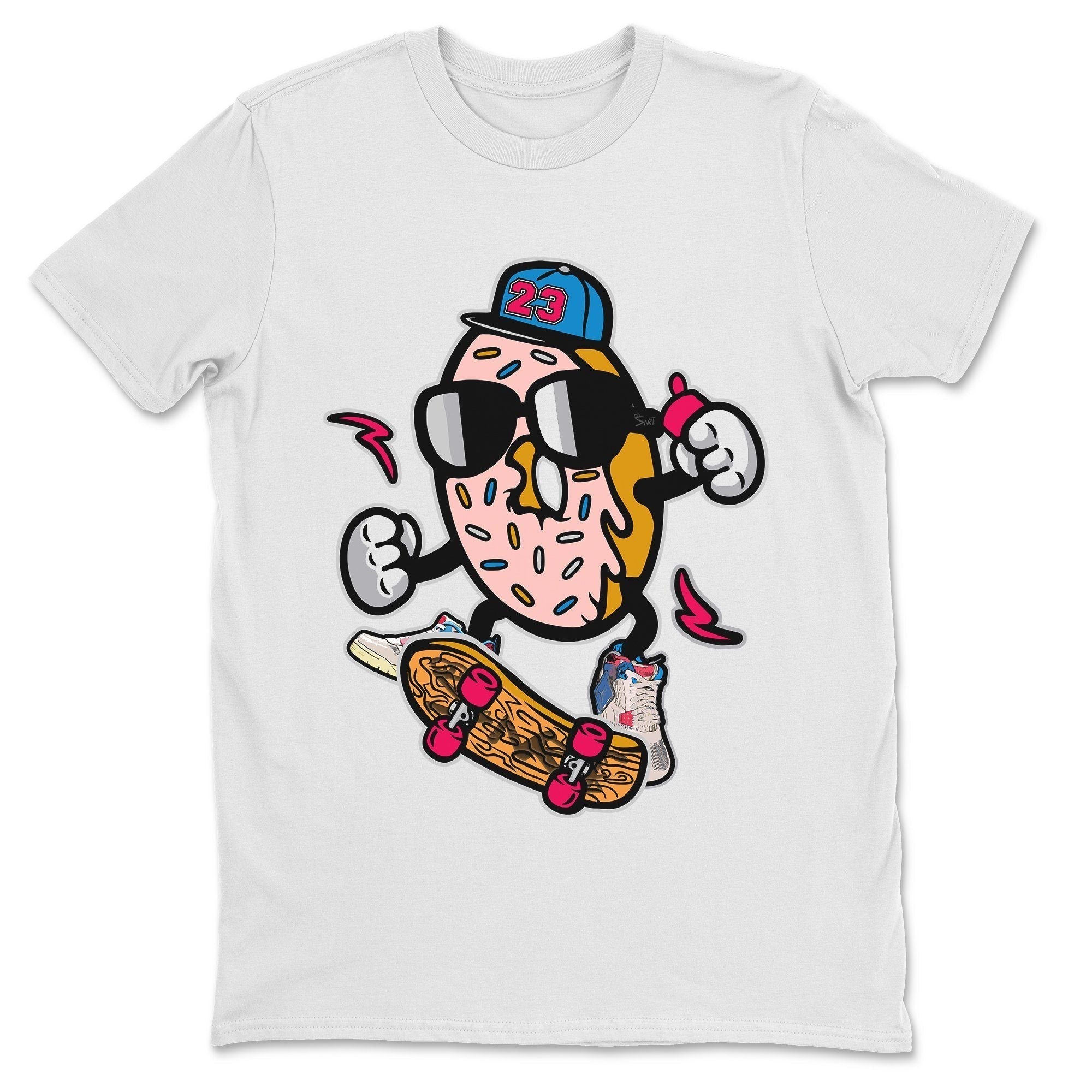 Donut Skater Unisex Tops - Air Jordan 4 Union Guava Ice
