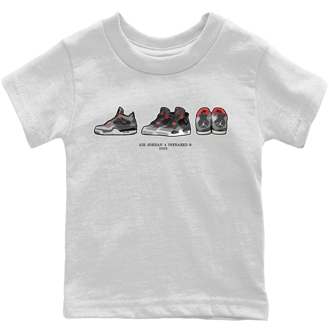 snkmatch Prelude Kids Tops - Air Jordan 4 Infrared