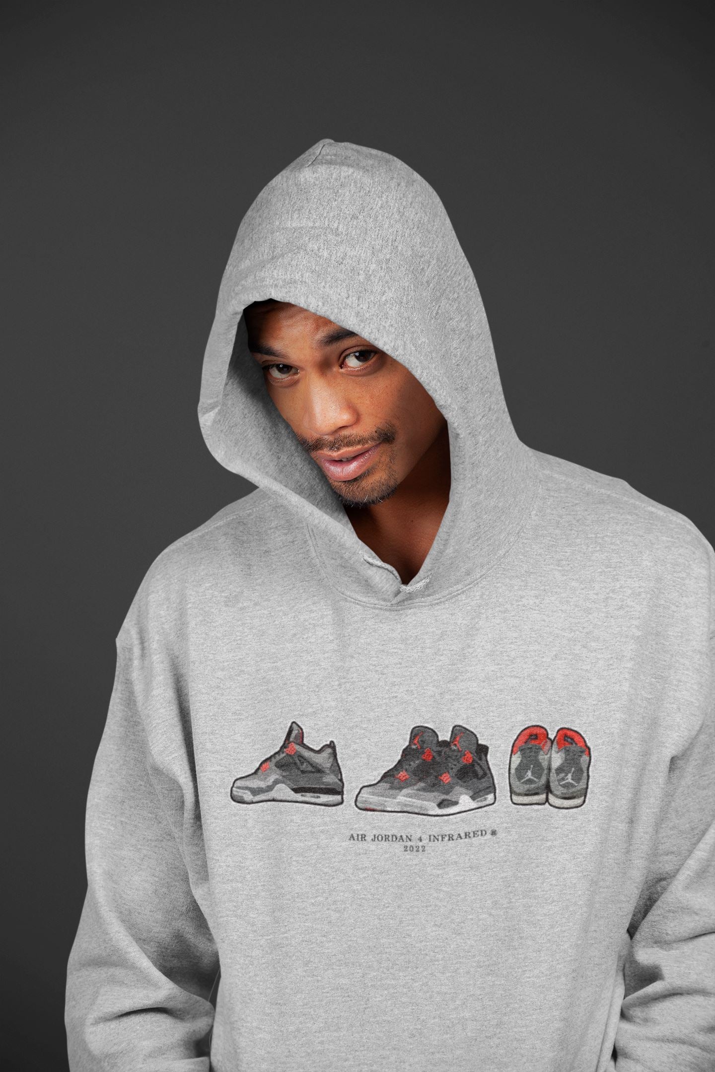 snkmatch Prelude Unisex Tops - Air Jordan 4 Infrared