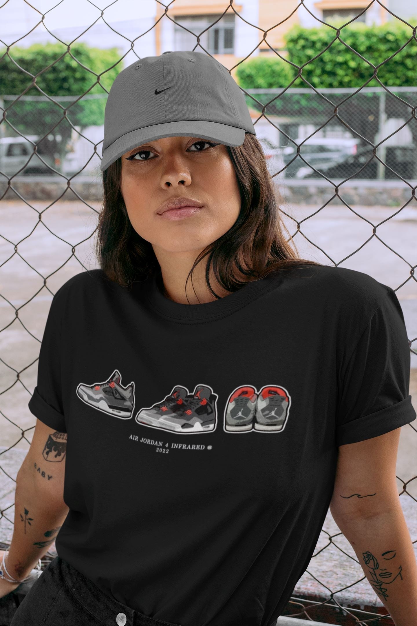 snkmatch Prelude Unisex Tops - Air Jordan 4 Infrared