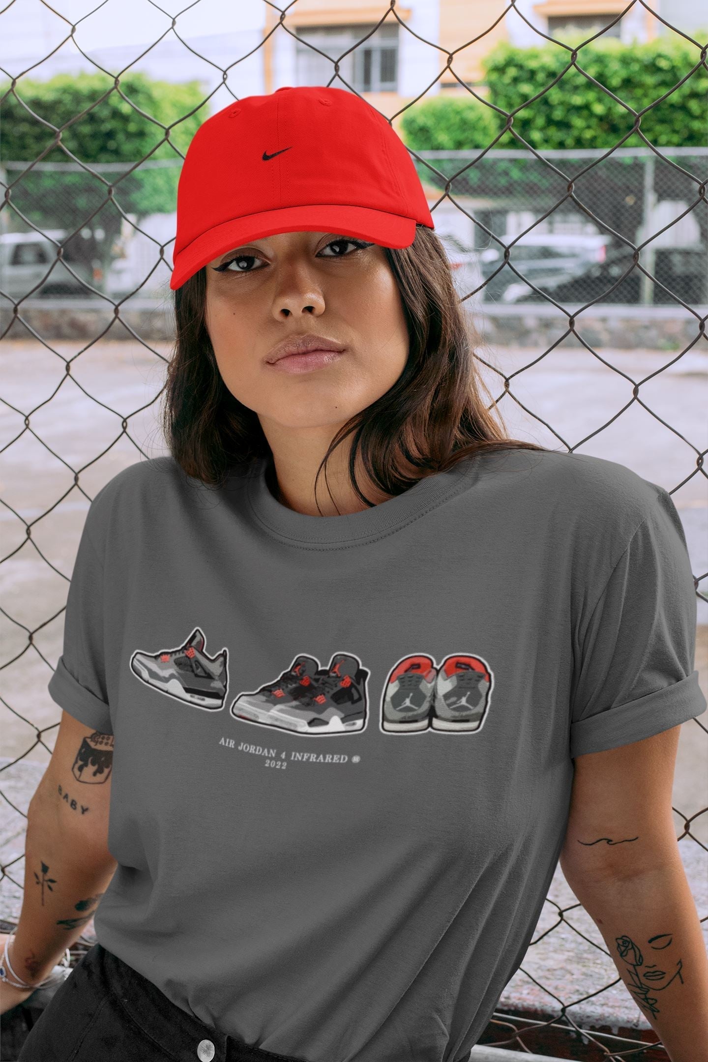 snkmatch Prelude Unisex Tops - Air Jordan 4 Infrared