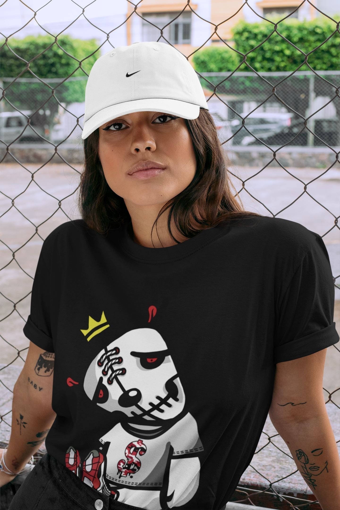 Dead Dolls Unisex Tops - Air Jordan 4 Fire Red