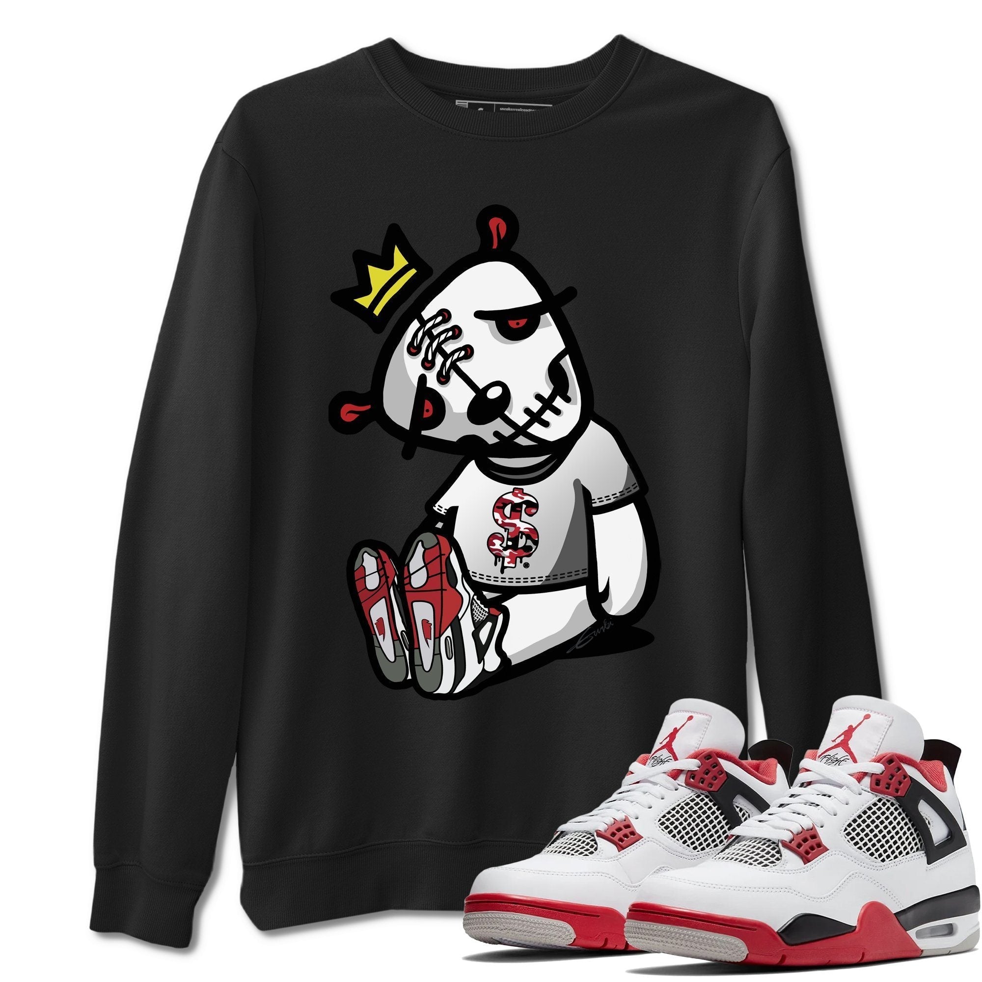 Dead Dolls Unisex Tops - Air Jordan 4 Fire Red
