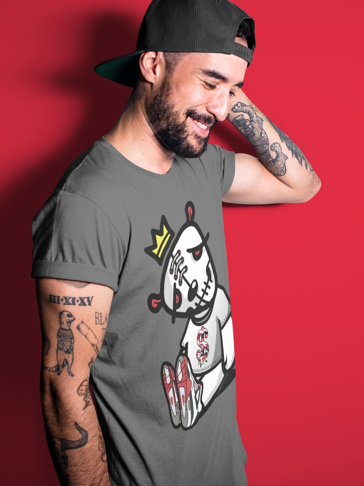 Dead Dolls Unisex Tops - Air Jordan 4 Fire Red