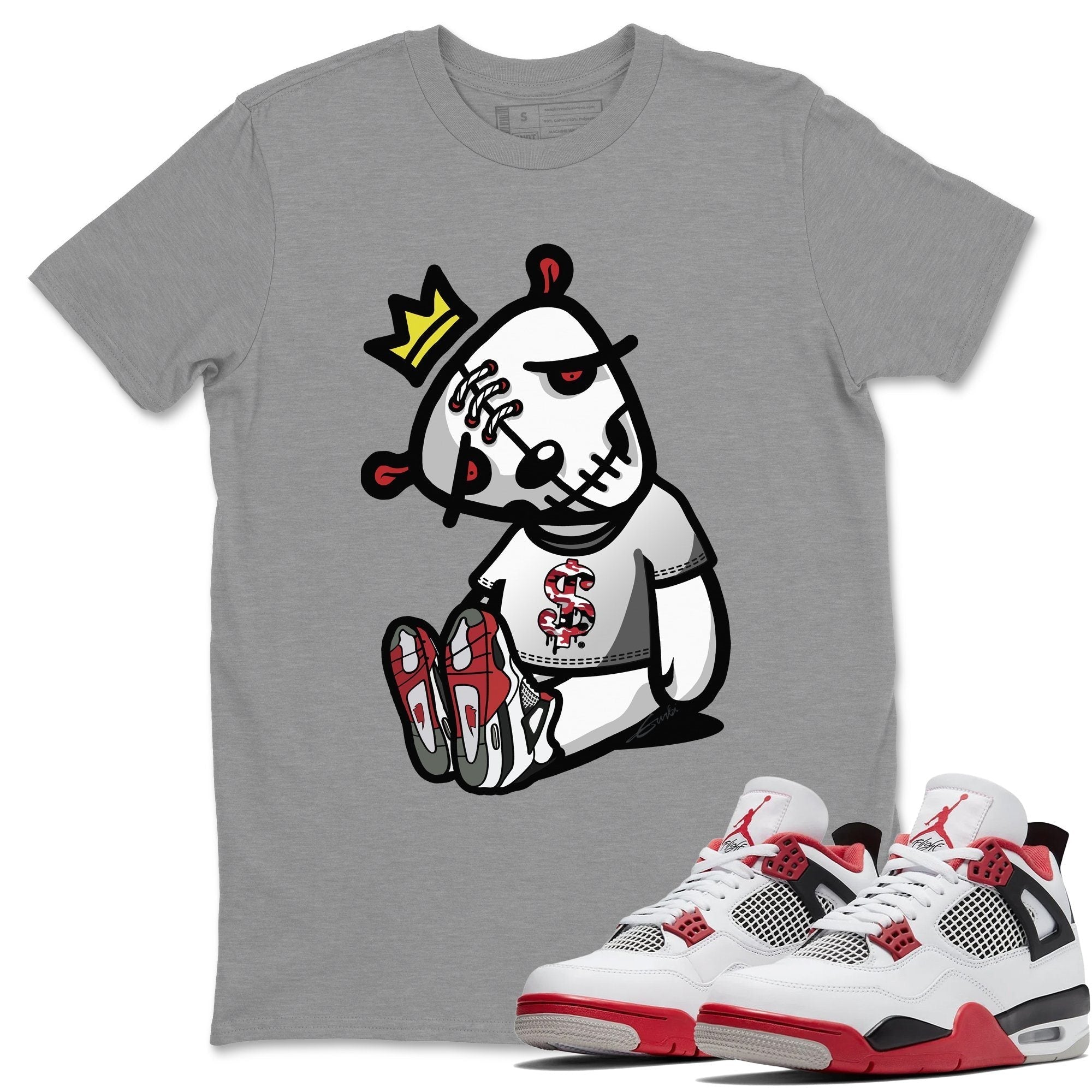 Dead Dolls Unisex Tops - Air Jordan 4 Fire Red