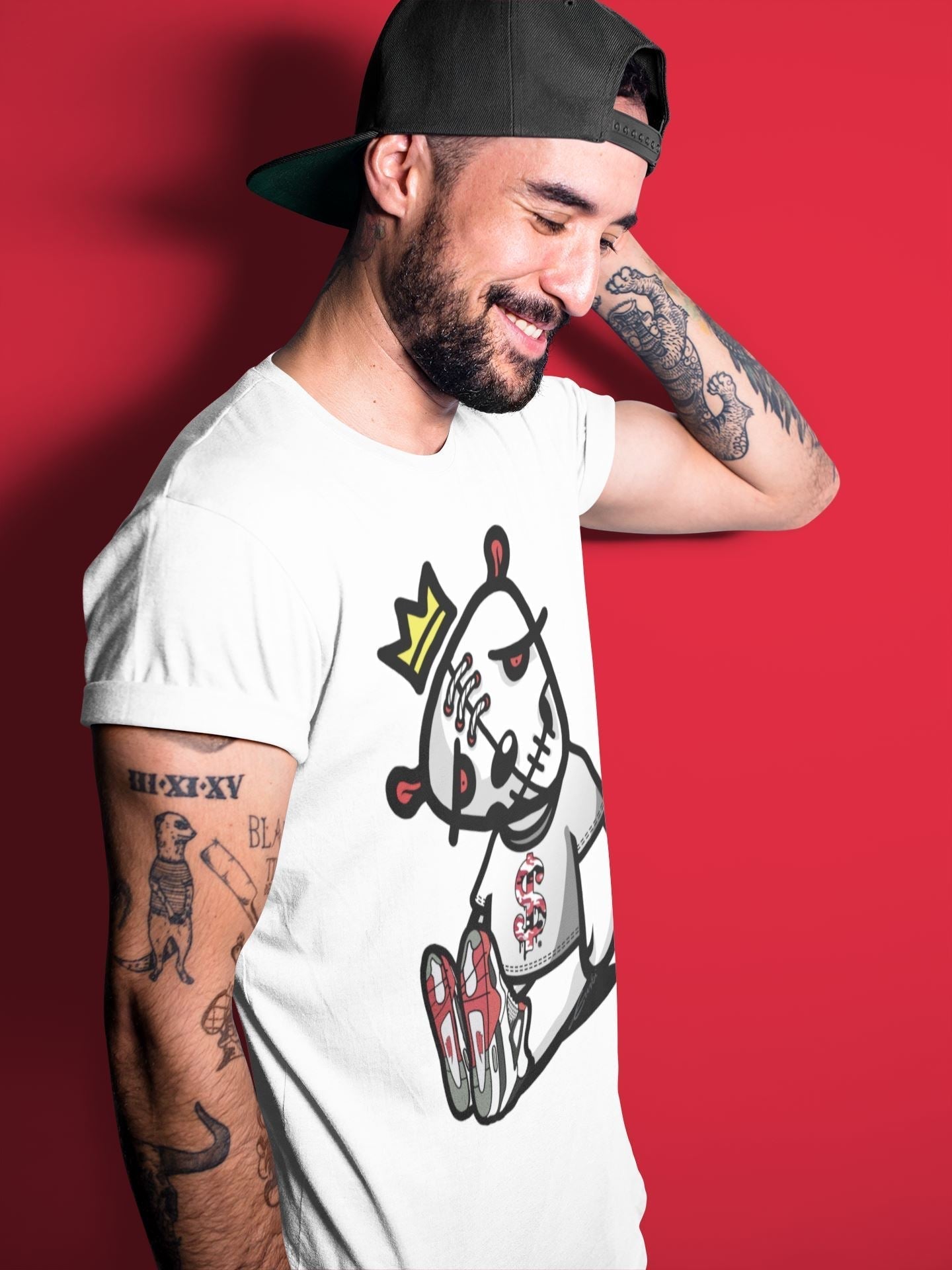 Dead Dolls Unisex Tops - Air Jordan 4 Fire Red