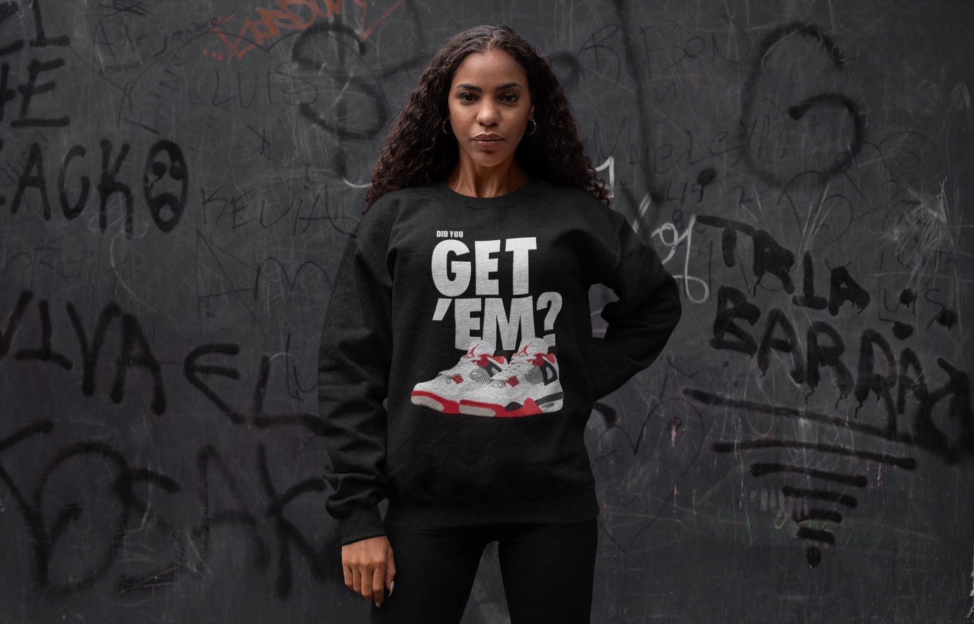 Did You Get 'Em Unisex Tops - Air Jordan 4 Fire Red