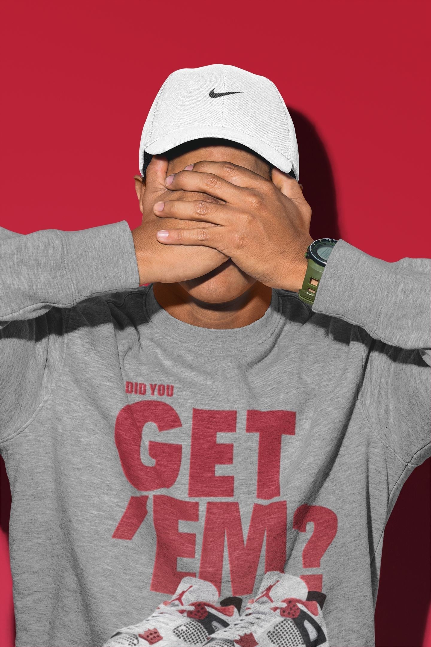 Did You Get 'Em Unisex Tops - Air Jordan 4 Fire Red
