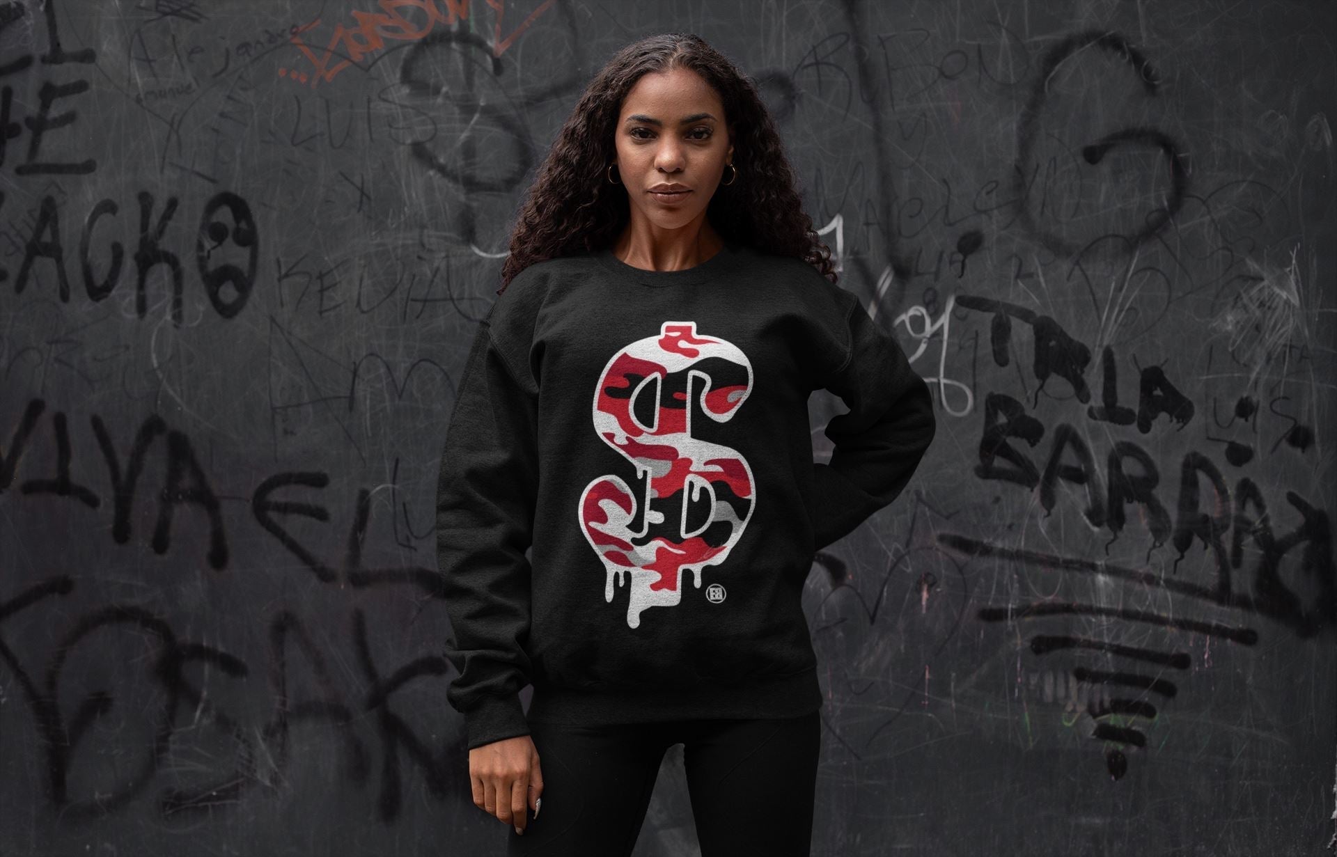 Dollar Camo Unisex Tops - Air Jordan 4 Fire Red