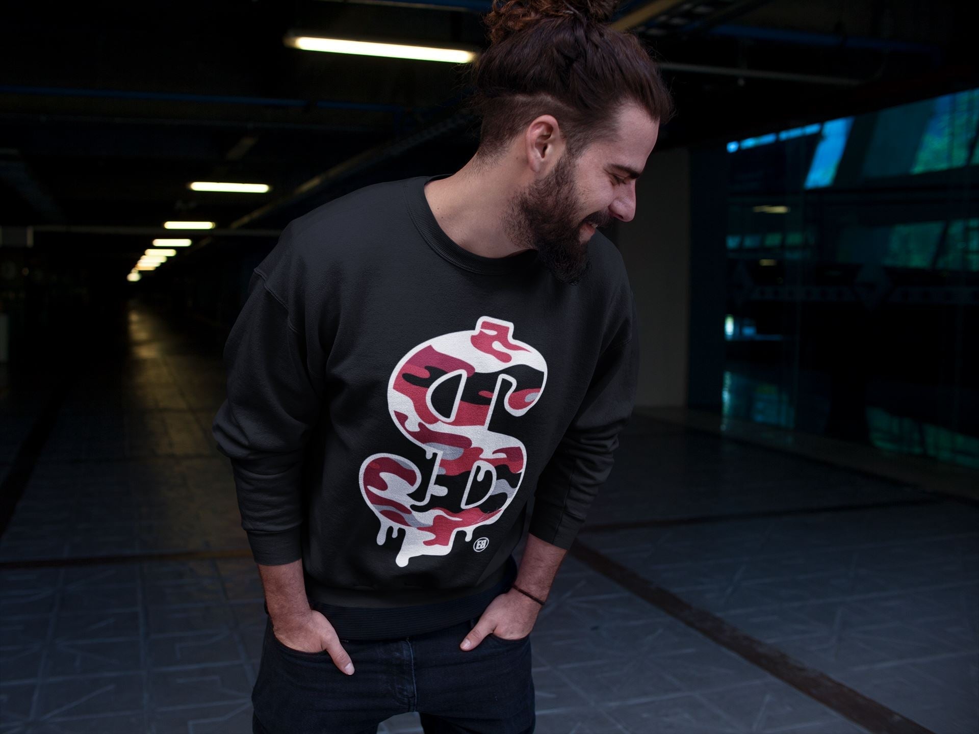 Dollar Camo Unisex Tops - Air Jordan 4 Fire Red