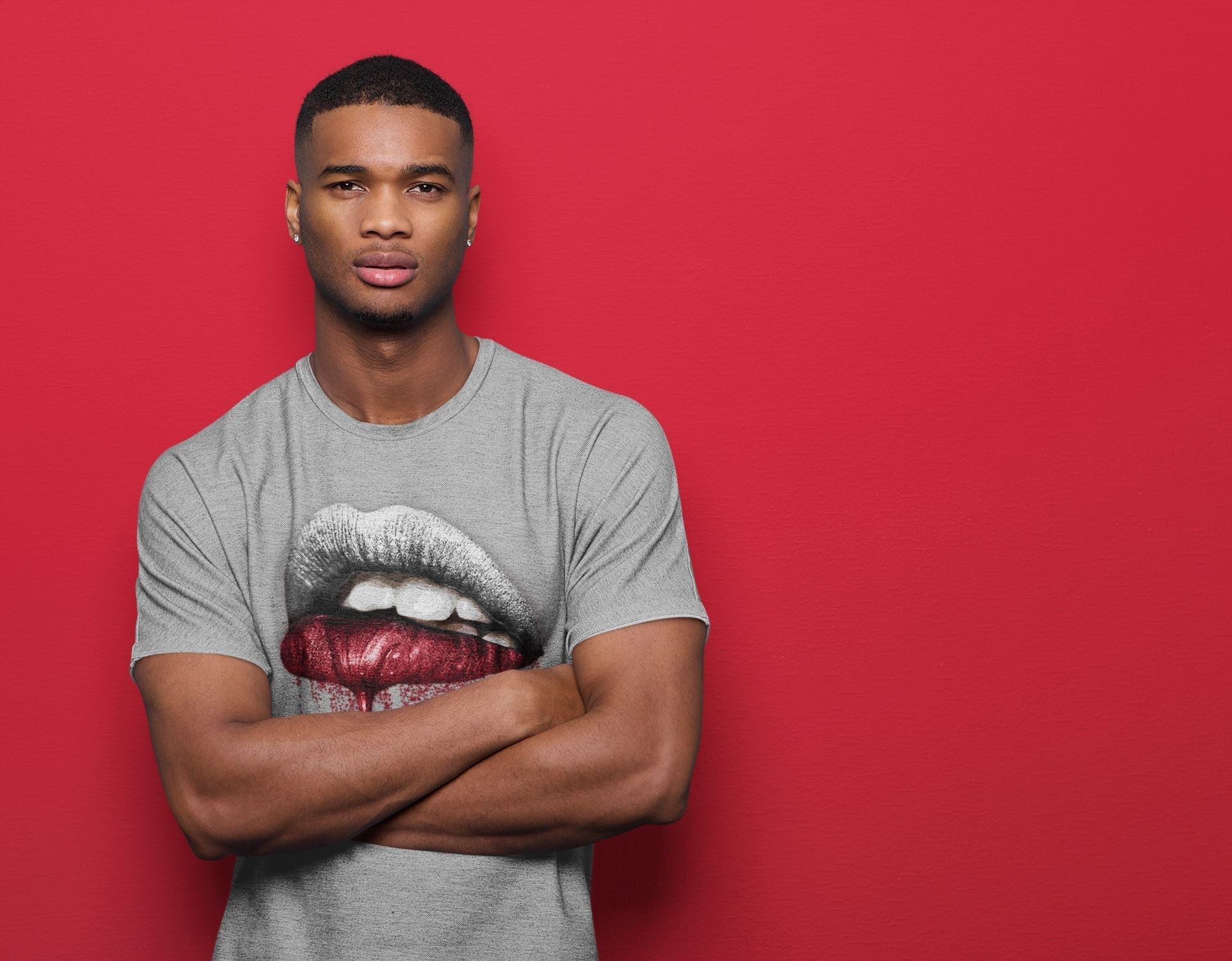 Dripping Lips Unisex Tops - Air Jordan 4 Fire Red
