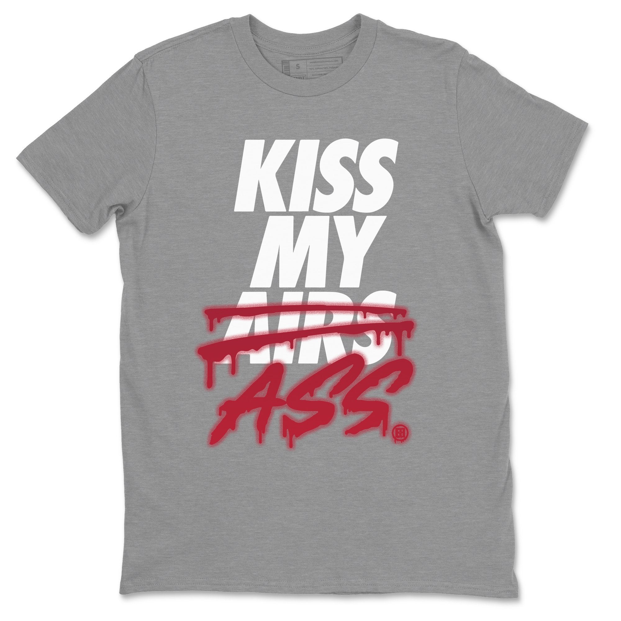 Kiss My Ass Unisex Tops - Air Jordan 4 Fire Red