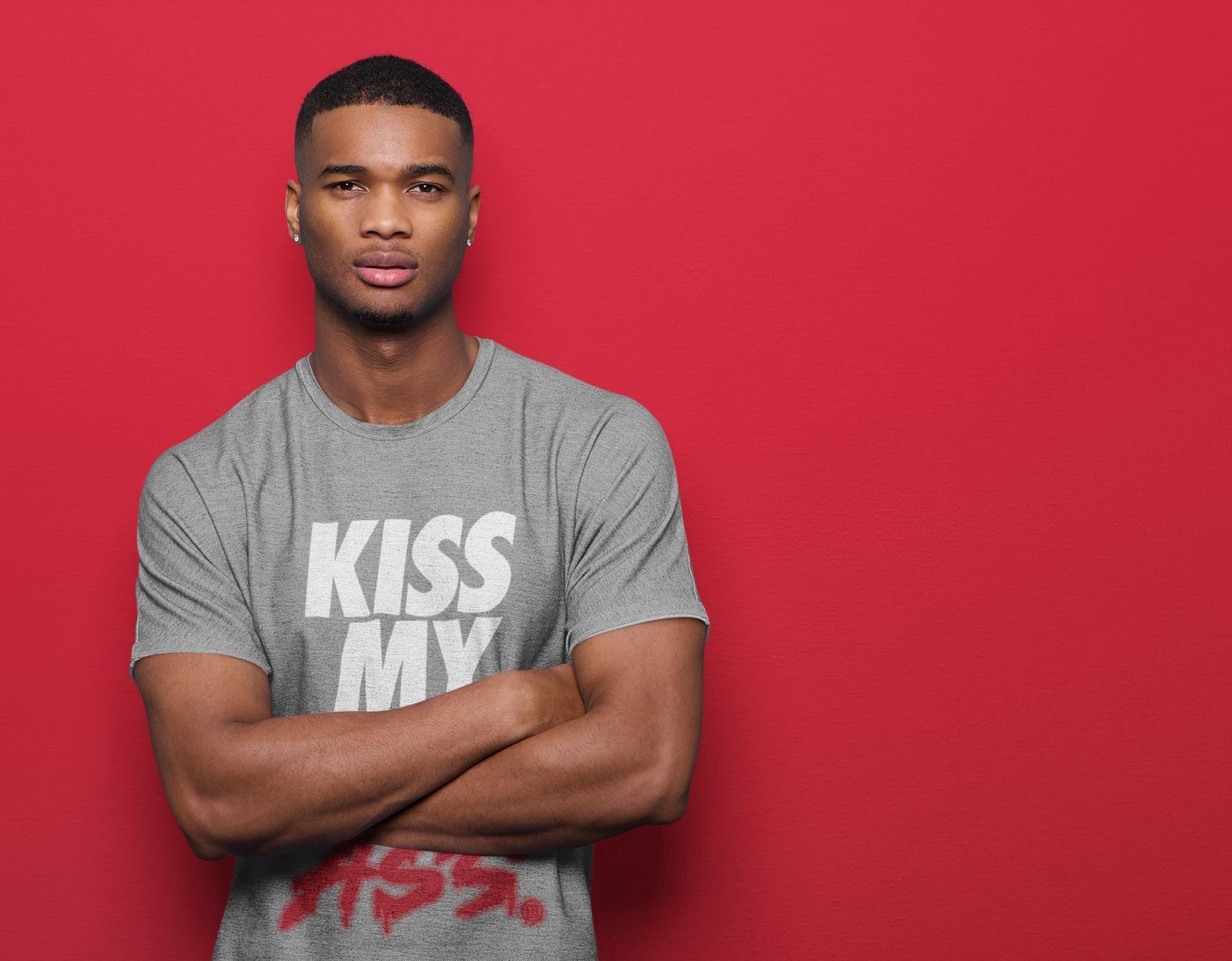 Kiss My Ass Unisex Tops - Air Jordan 4 Fire Red