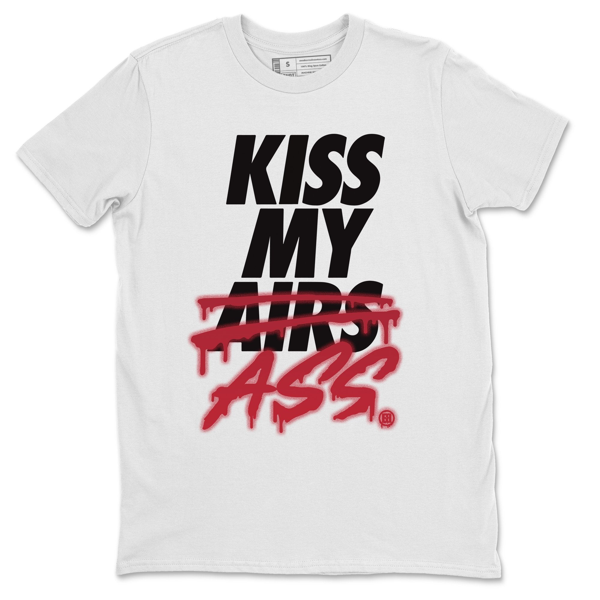 Kiss My Ass Unisex Tops - Air Jordan 4 Fire Red