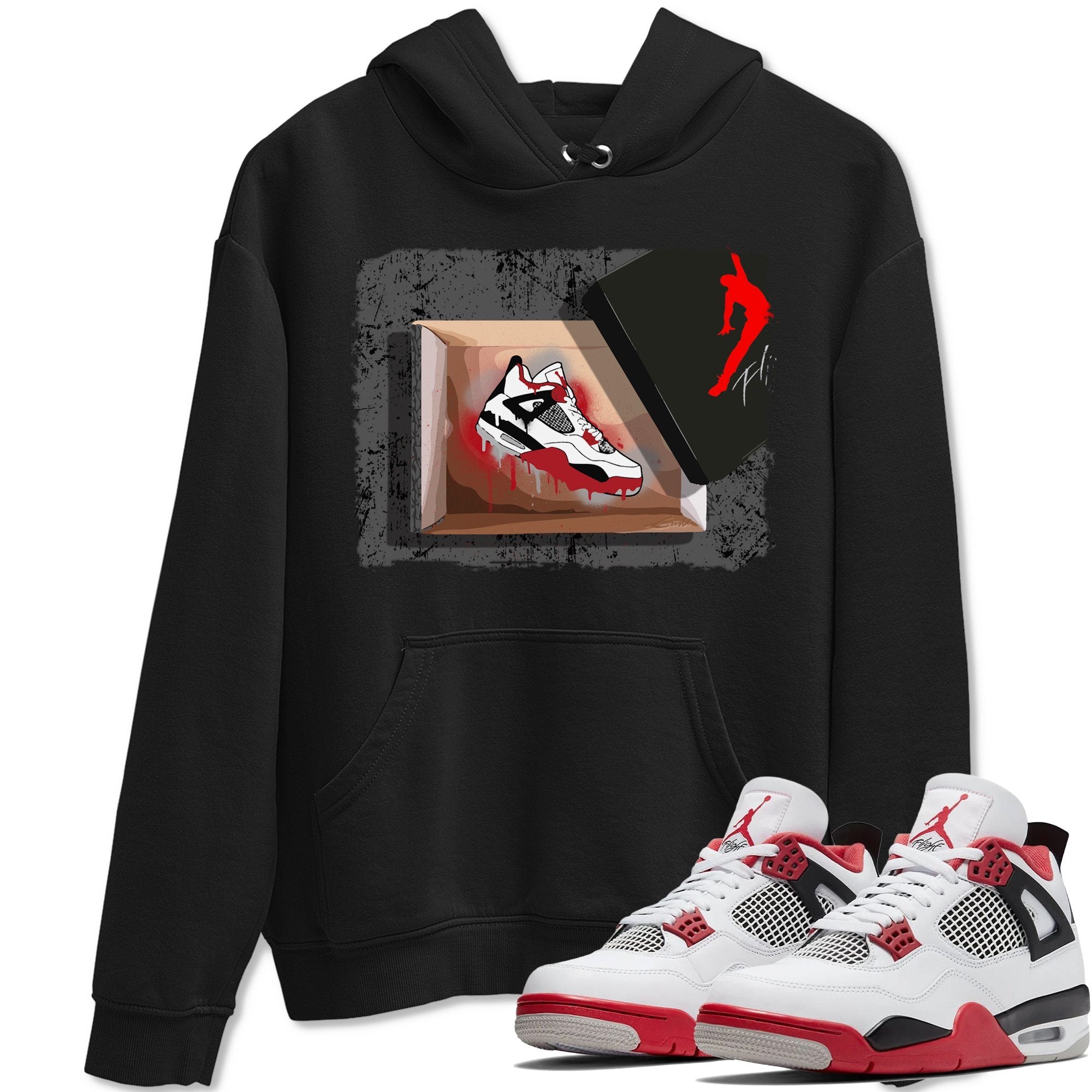 New Kicks Unisex Tops - Air Jordan 4 Fire Red