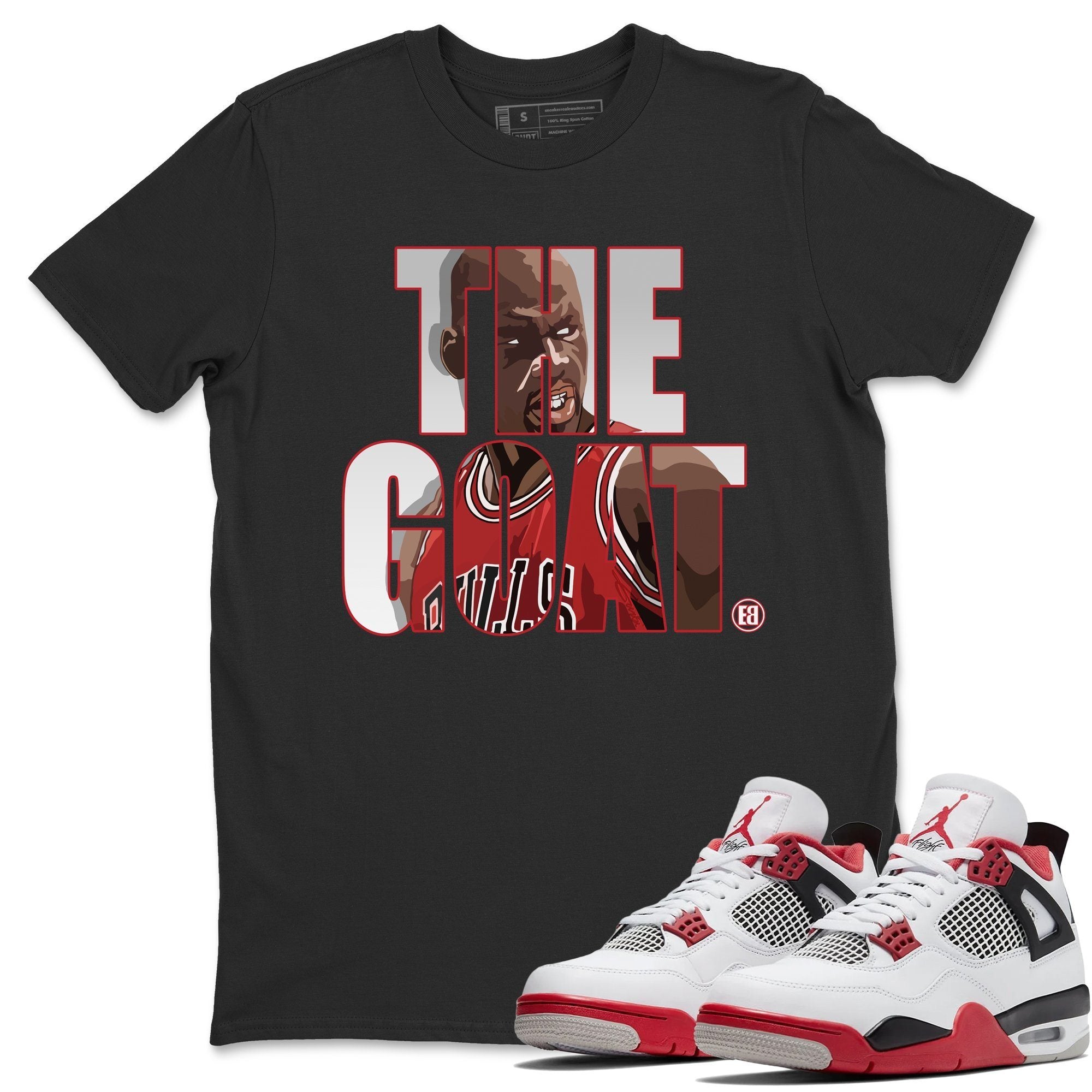 The Goat Unisex Tops - Air Jordan 4 Fire Red