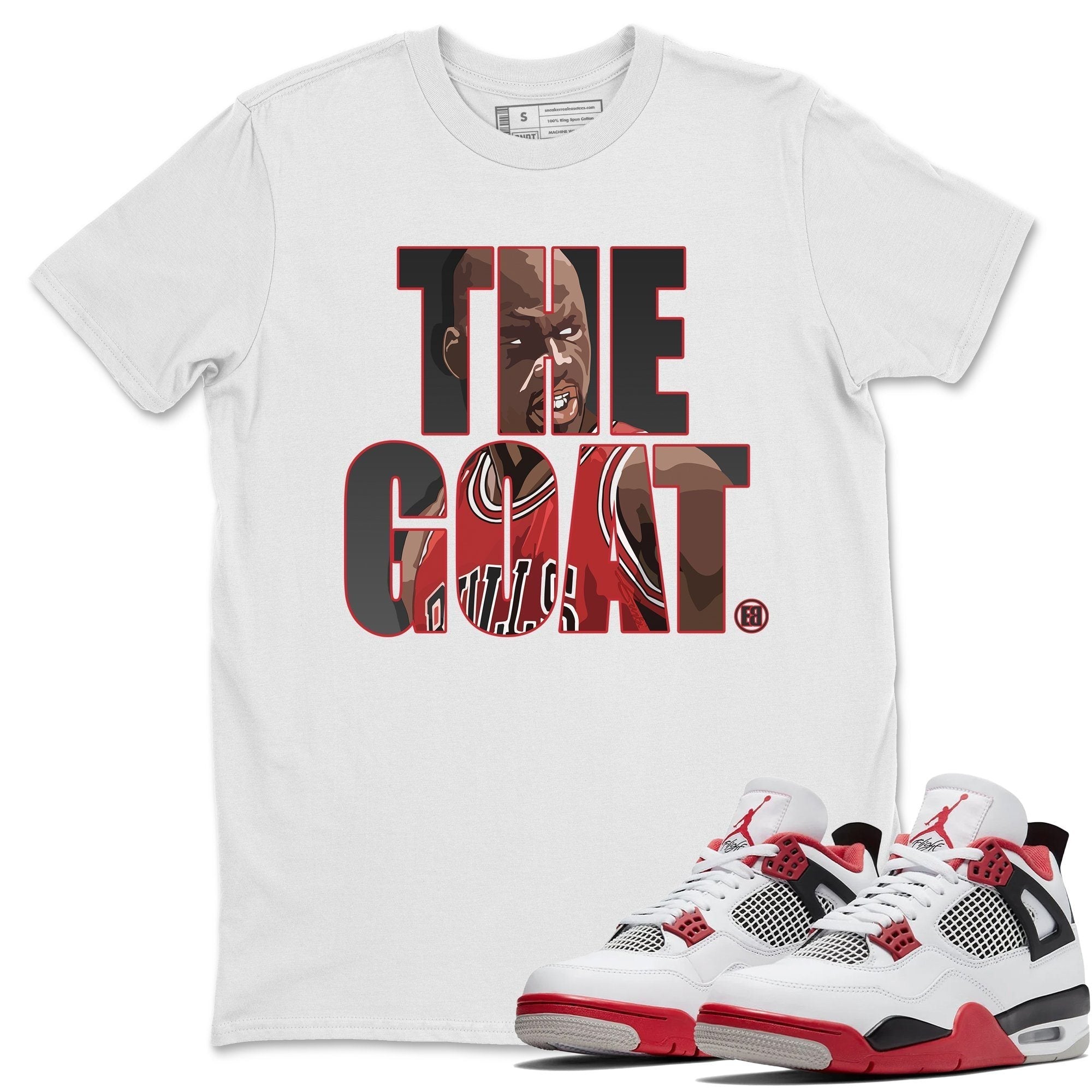 The Goat Unisex Tops - Air Jordan 4 Fire Red