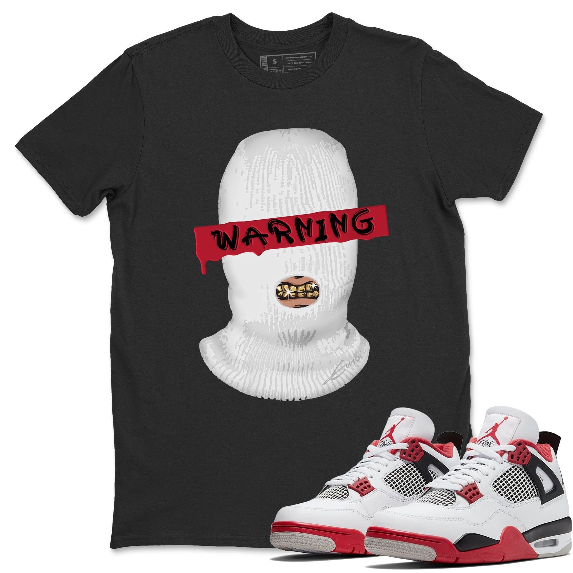 Warning Unisex Tops - Air Jordan 4 Fire Red