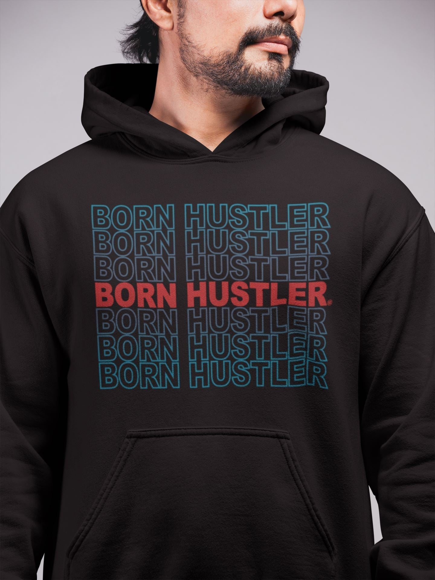 Born Hustler Unisex Tops - Air Jordan 4 Deep Ocean