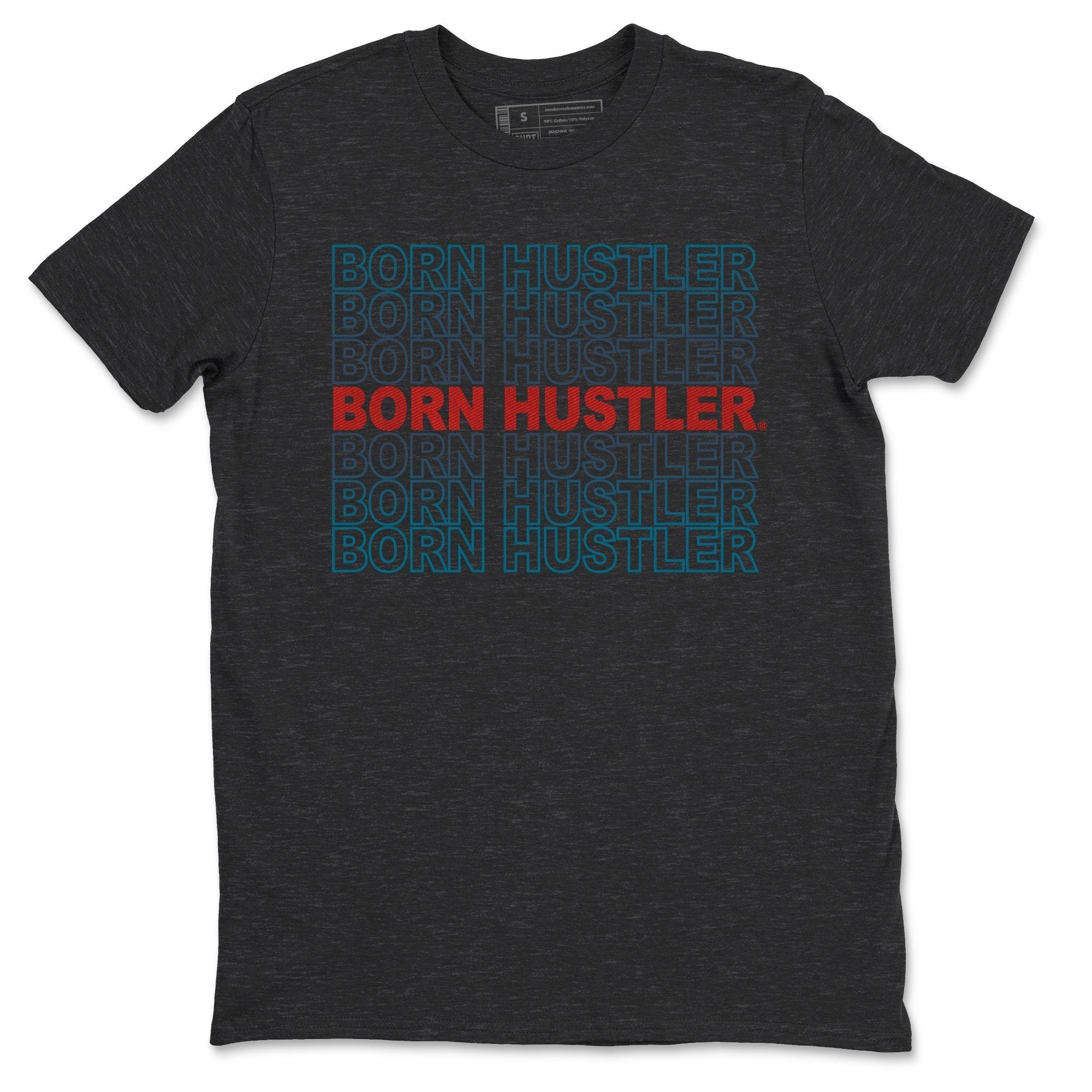 Born Hustler Unisex Tops - Air Jordan 4 Deep Ocean