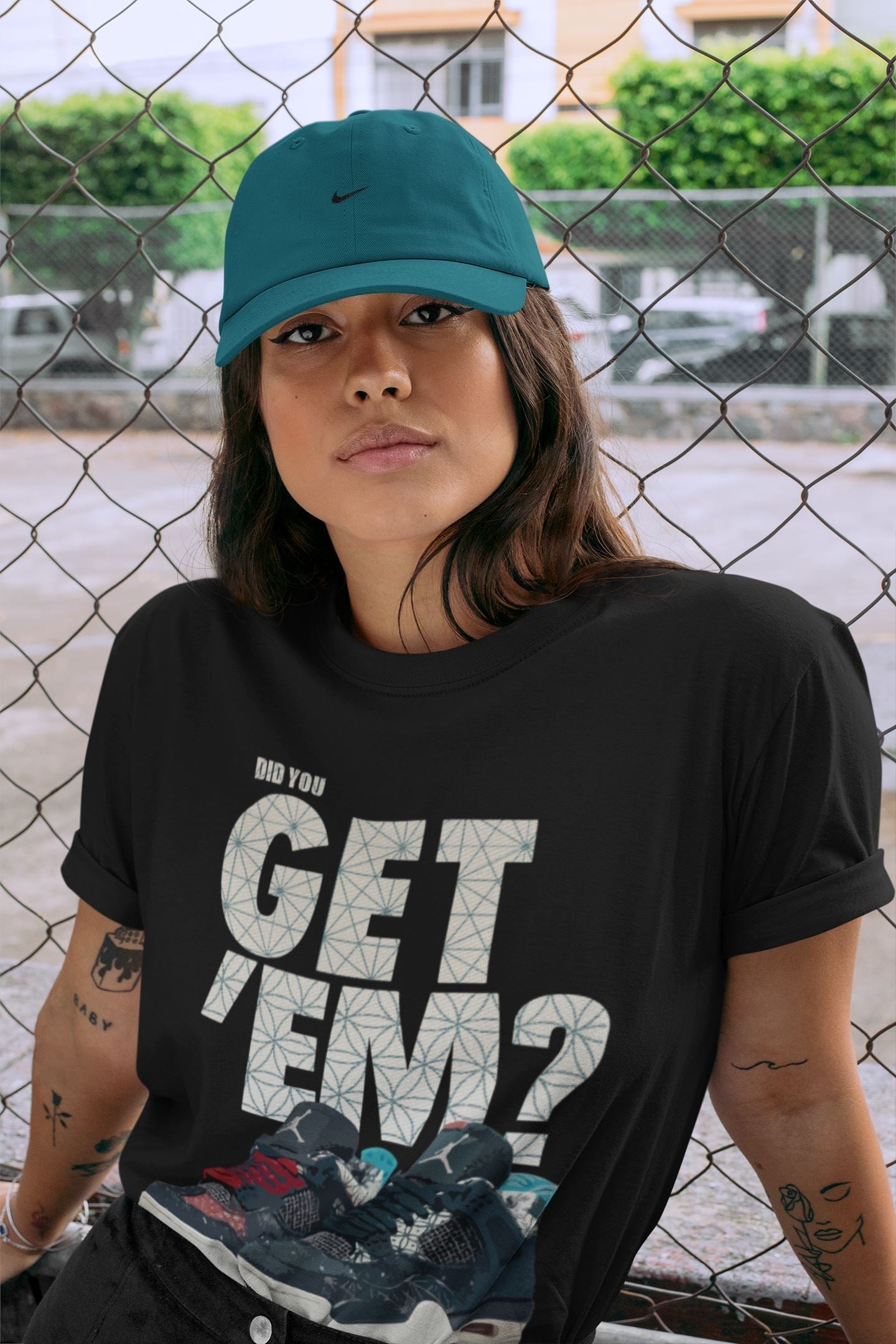 Did You Get 'Em Unisex Tops - Air Jordan 4 Deep Ocean