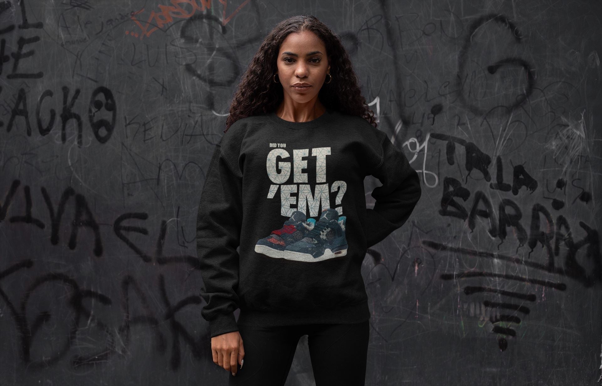 Did You Get 'Em Unisex Tops - Air Jordan 4 Deep Ocean