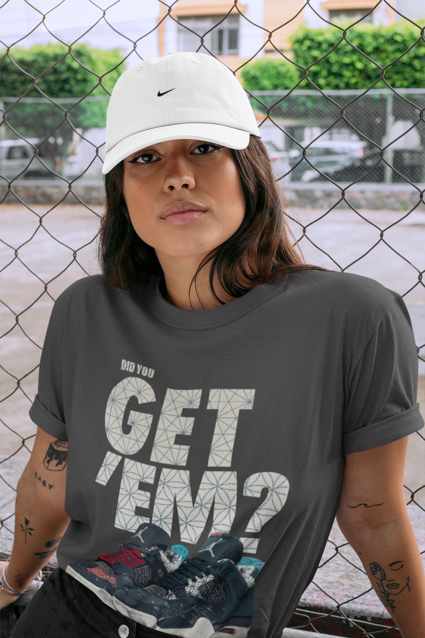 Did You Get 'Em Unisex Tops - Air Jordan 4 Deep Ocean