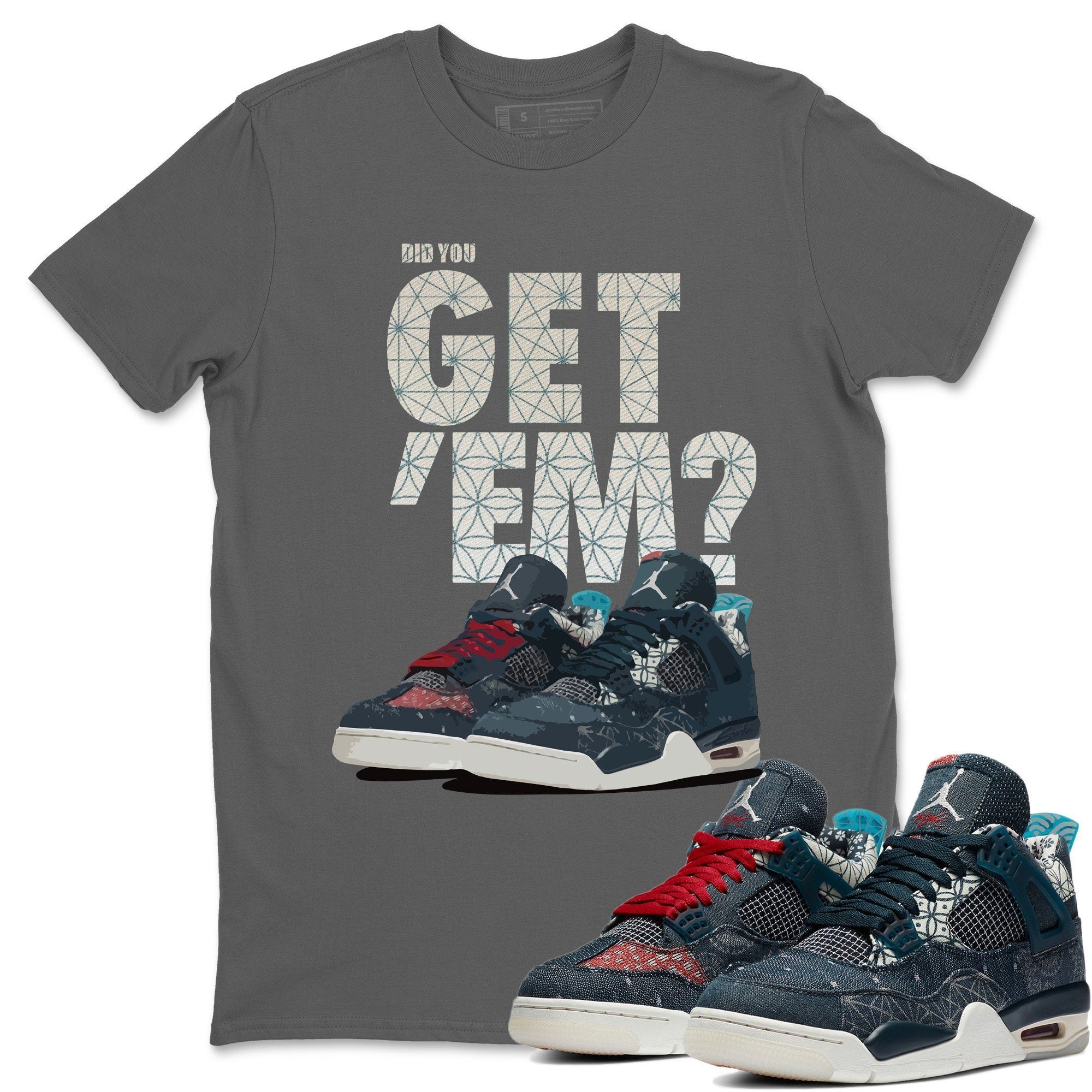 Did You Get 'Em Unisex Tops - Air Jordan 4 Deep Ocean