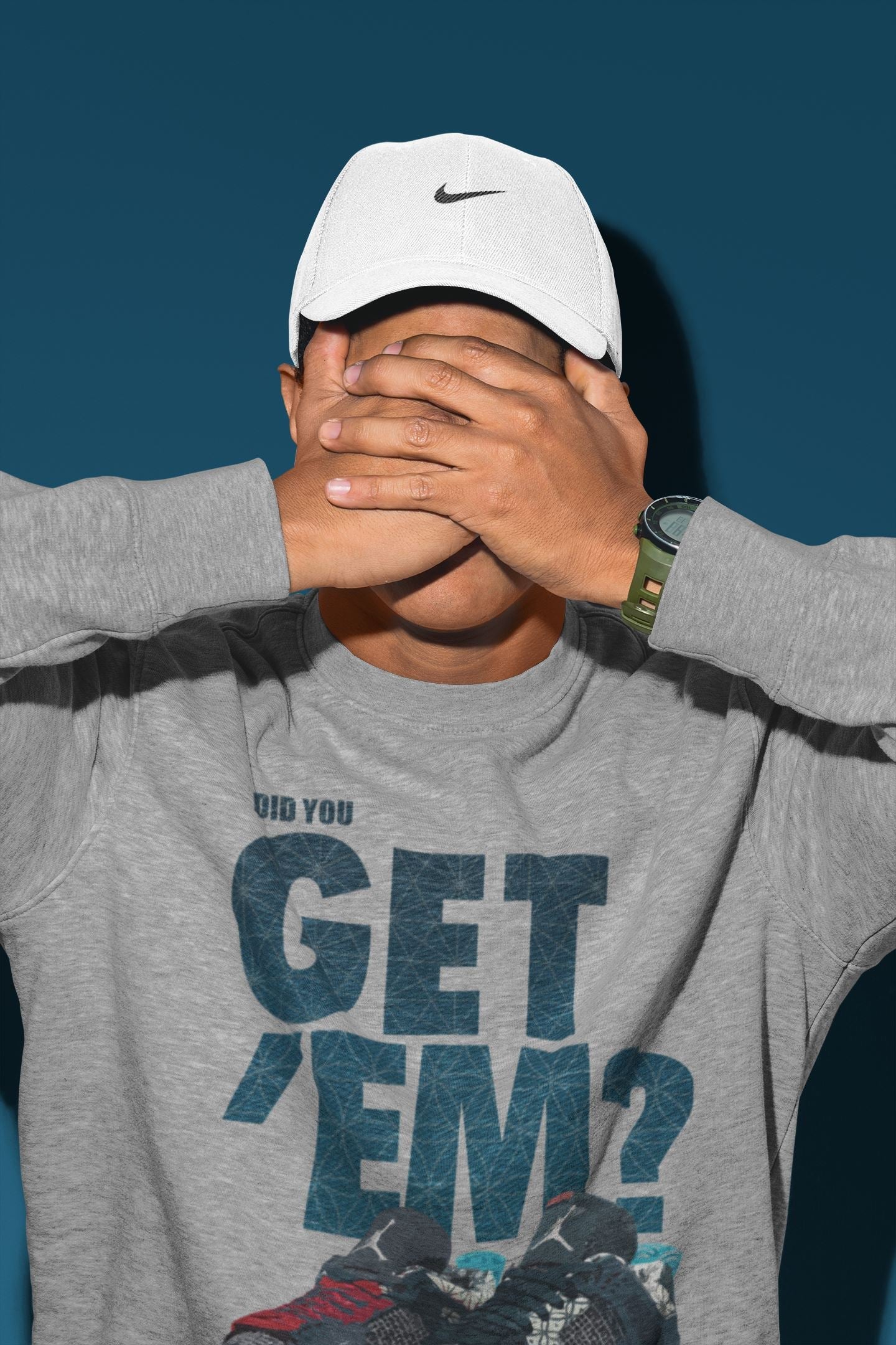 Did You Get 'Em Unisex Tops - Air Jordan 4 Deep Ocean