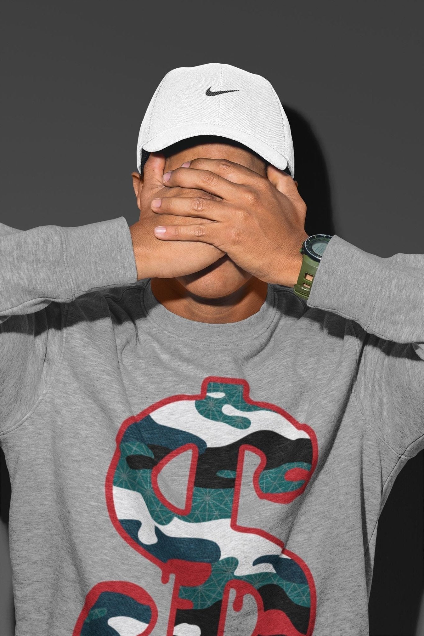 Dollar Camo Unisex Tops - Air Jordan 4 Deep Ocean