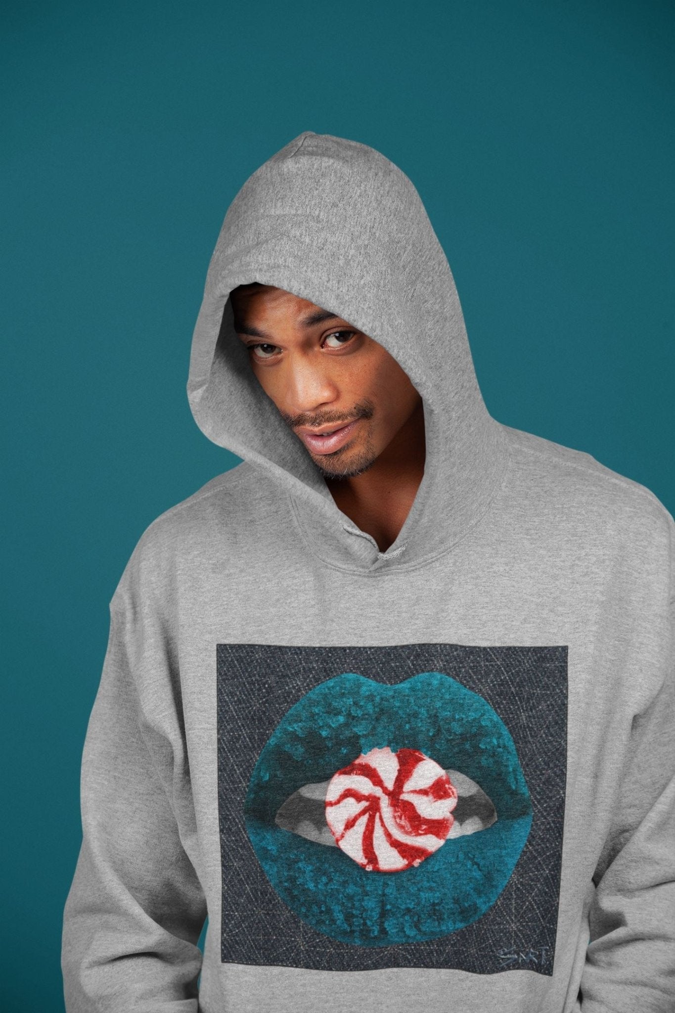Lips Candy Unisex Tops - Air Jordan 4 Deep Ocean