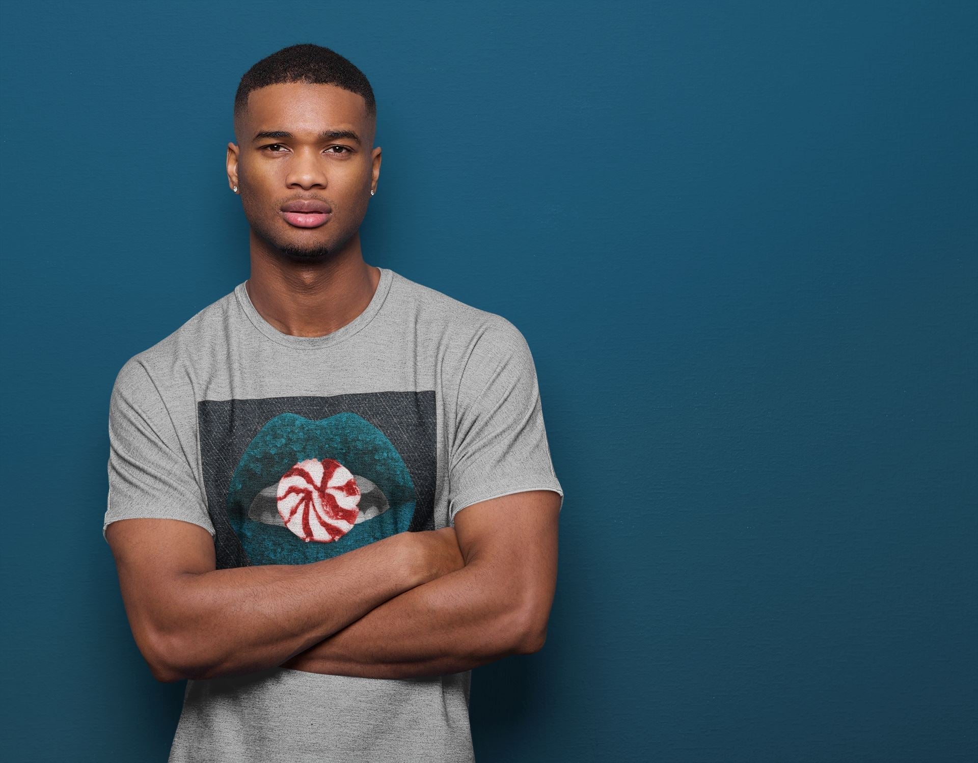 Lips Candy Unisex Tops - Air Jordan 4 Deep Ocean