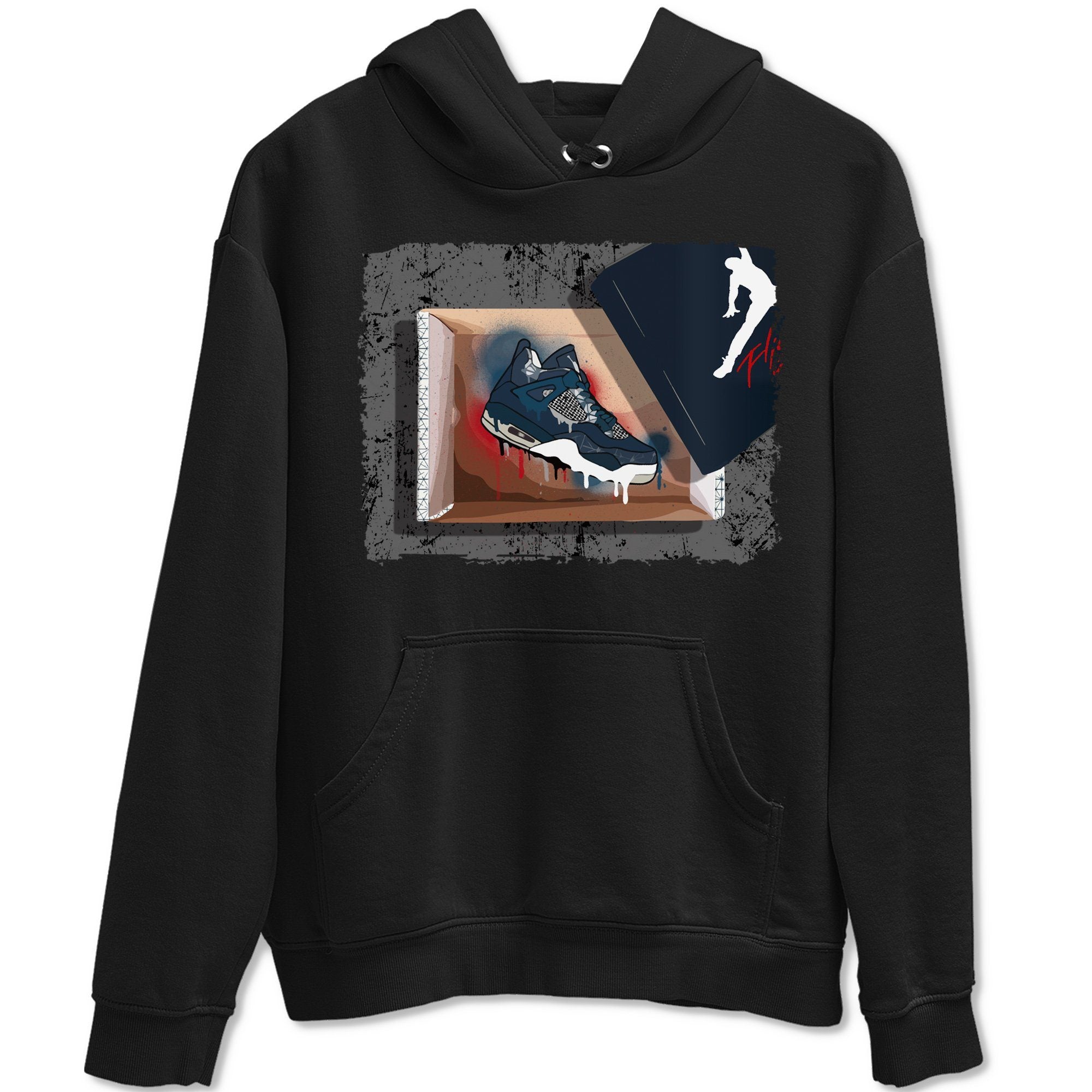 New Kicks Unisex Tops - Air Jordan 4 Deep Ocean