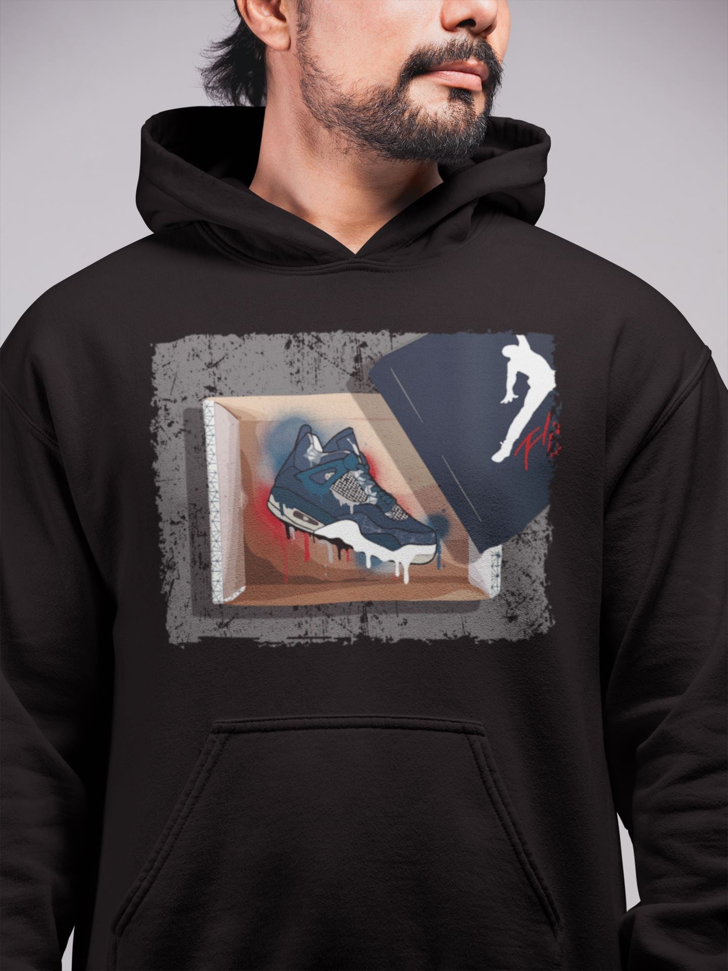 New Kicks Unisex Tops - Air Jordan 4 Deep Ocean