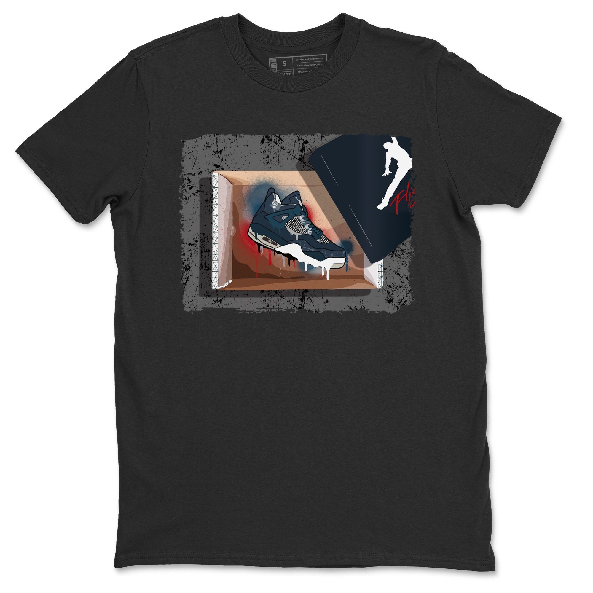 New Kicks Unisex Tops - Air Jordan 4 Deep Ocean