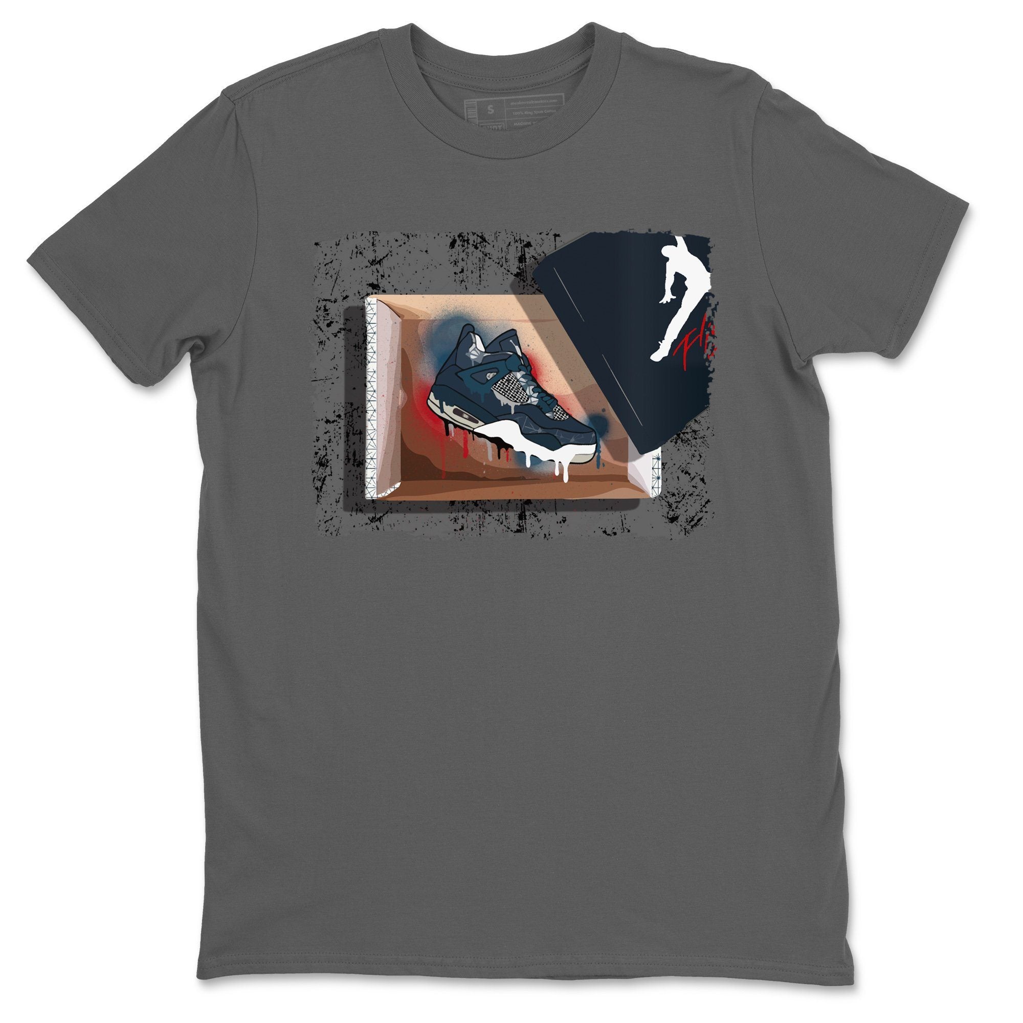 New Kicks Unisex Tops - Air Jordan 4 Deep Ocean