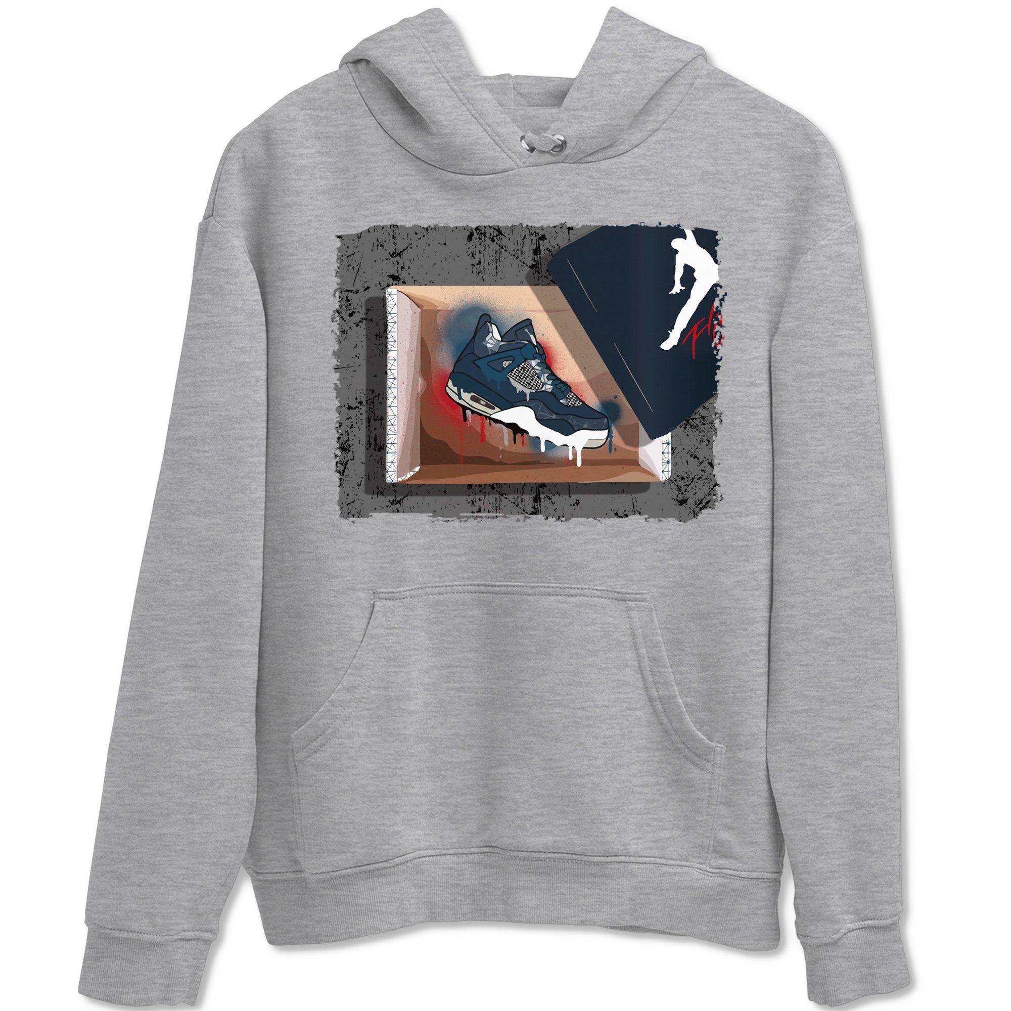 New Kicks Unisex Tops - Air Jordan 4 Deep Ocean