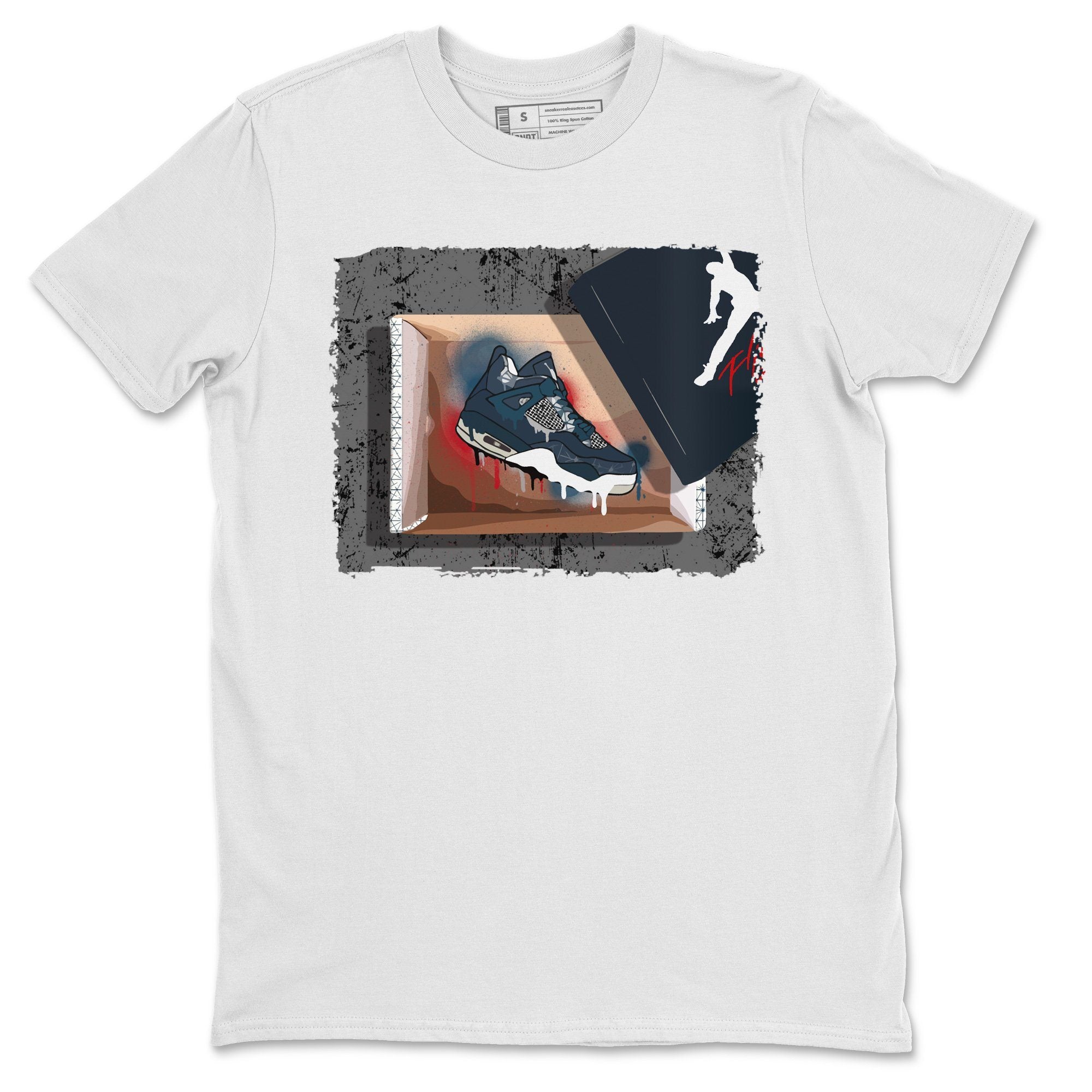 New Kicks Unisex Tops - Air Jordan 4 Deep Ocean
