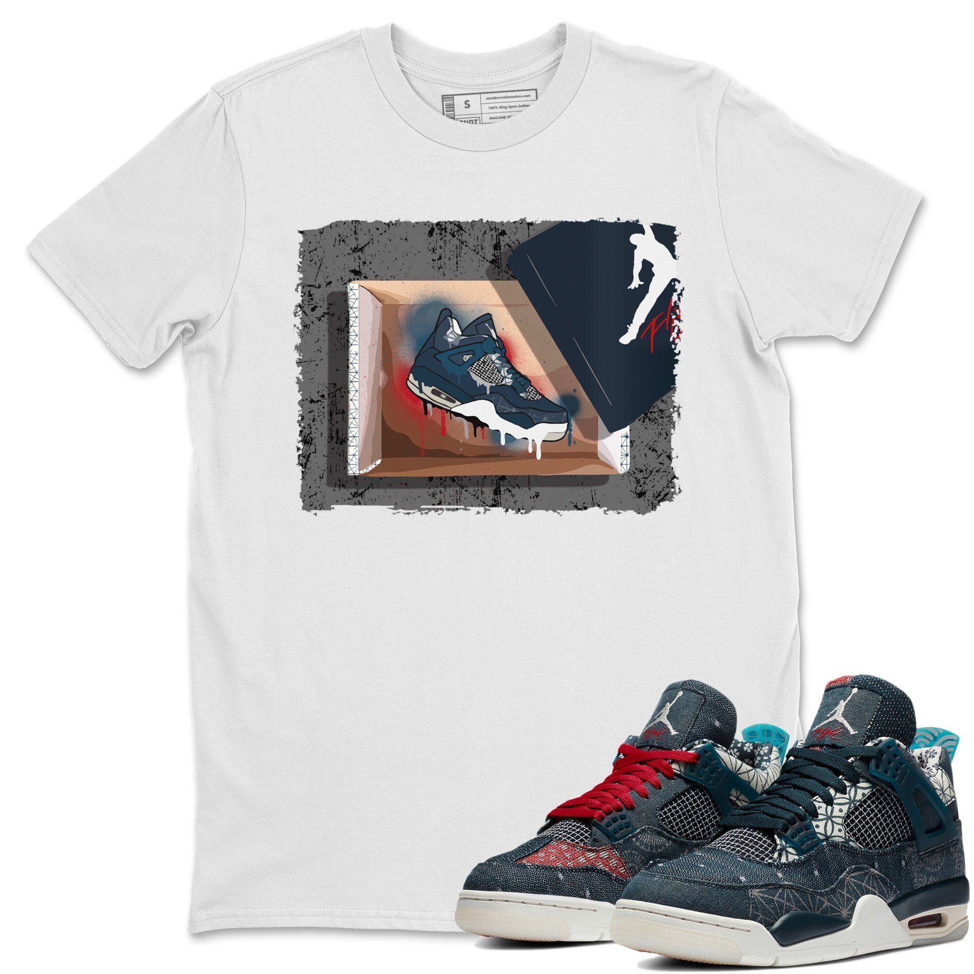 New Kicks Unisex Tops - Air Jordan 4 Deep Ocean