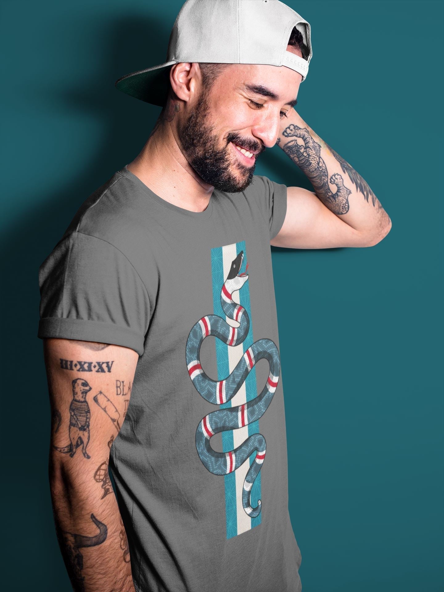 Snake Unisex Tops - Air Jordan 4 Deep Ocean
