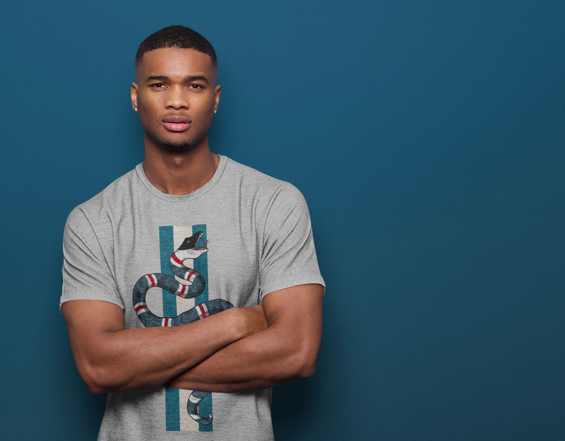 Snake Unisex Tops - Air Jordan 4 Deep Ocean