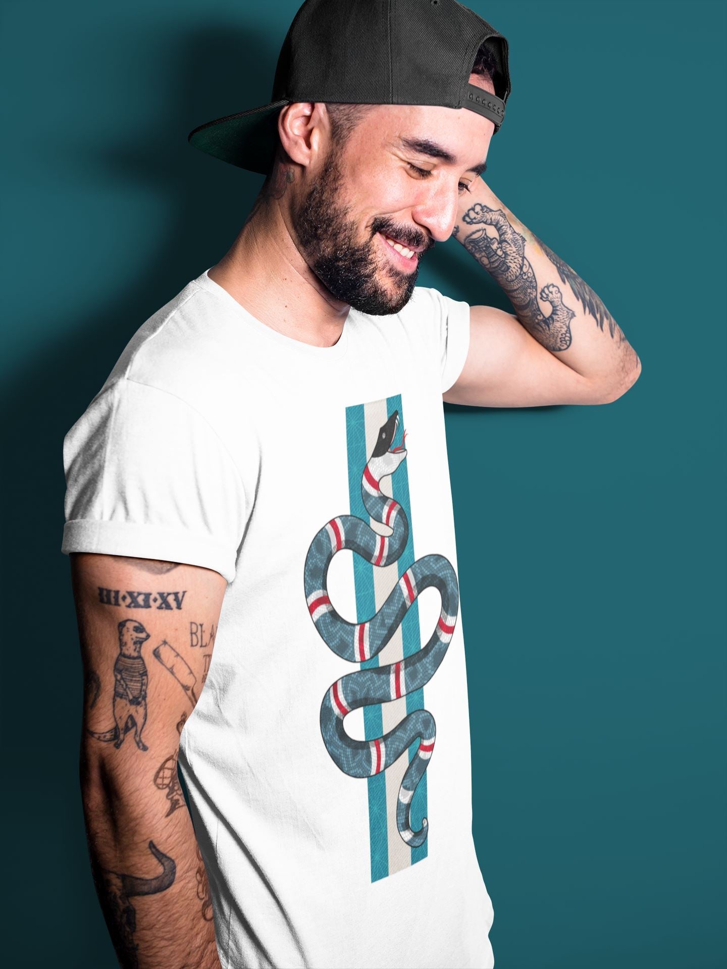 Snake Unisex Tops - Air Jordan 4 Deep Ocean