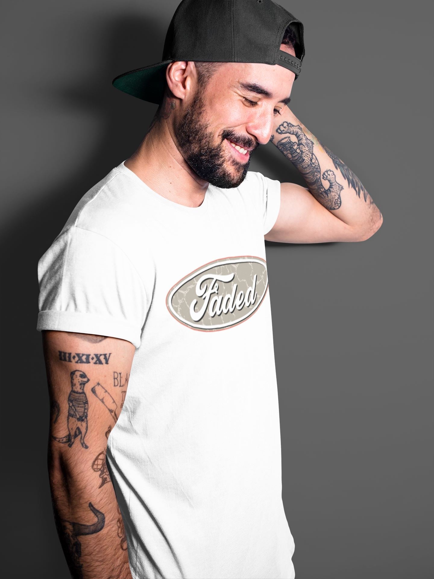 Faded Unisex Tops - Air Jordan 4 Taupe Haze