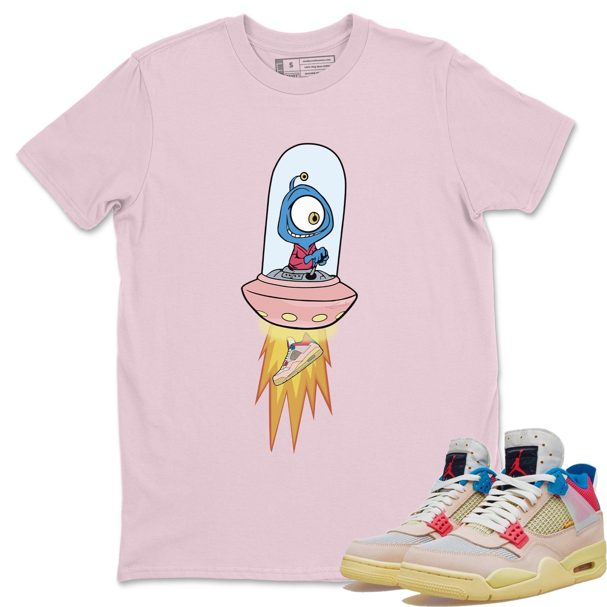 Alien Unisex Tops - Air Jordan 4 Union Guava Ice
