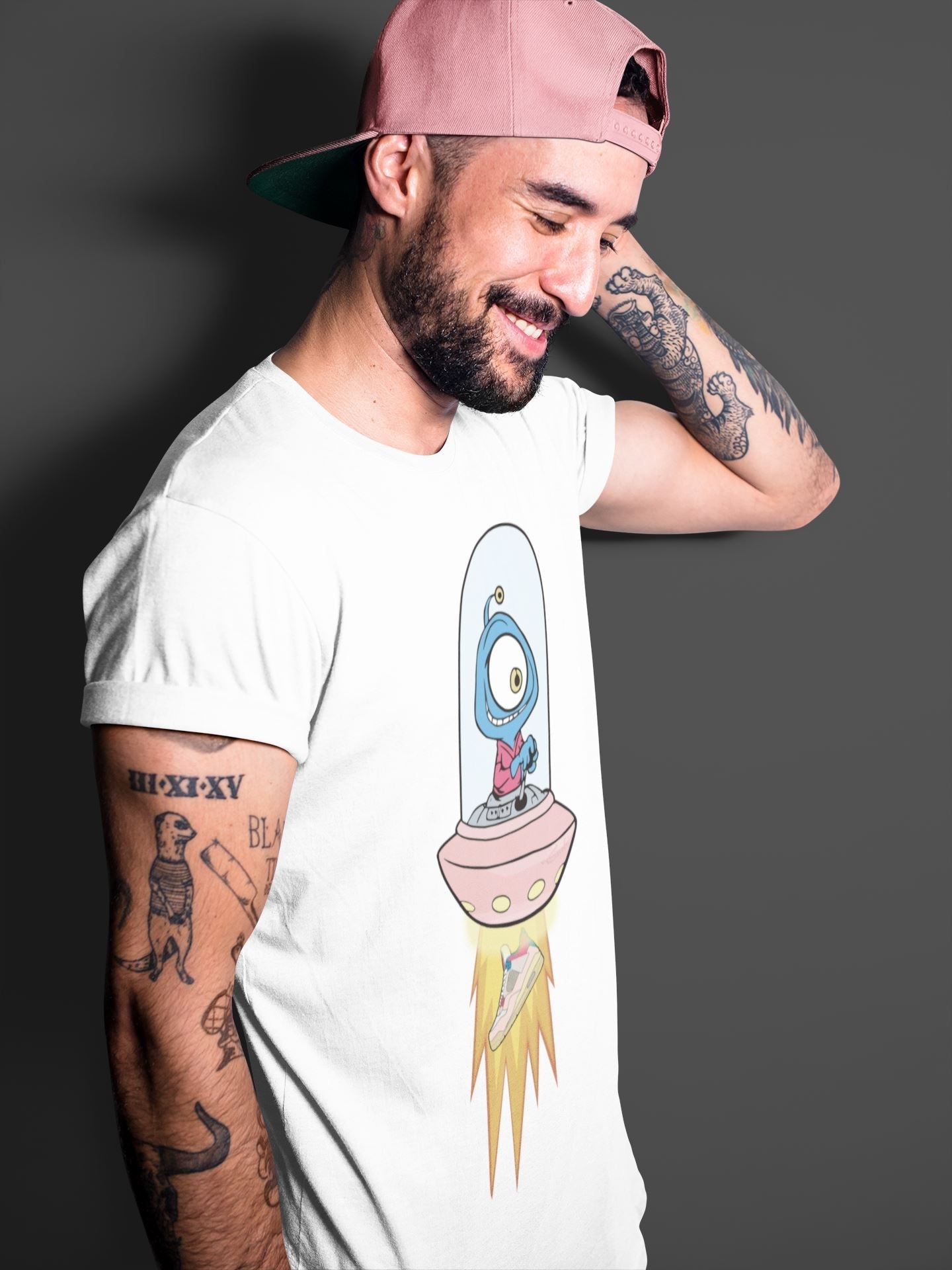 Alien Unisex Tops - Air Jordan 4 Union Guava Ice
