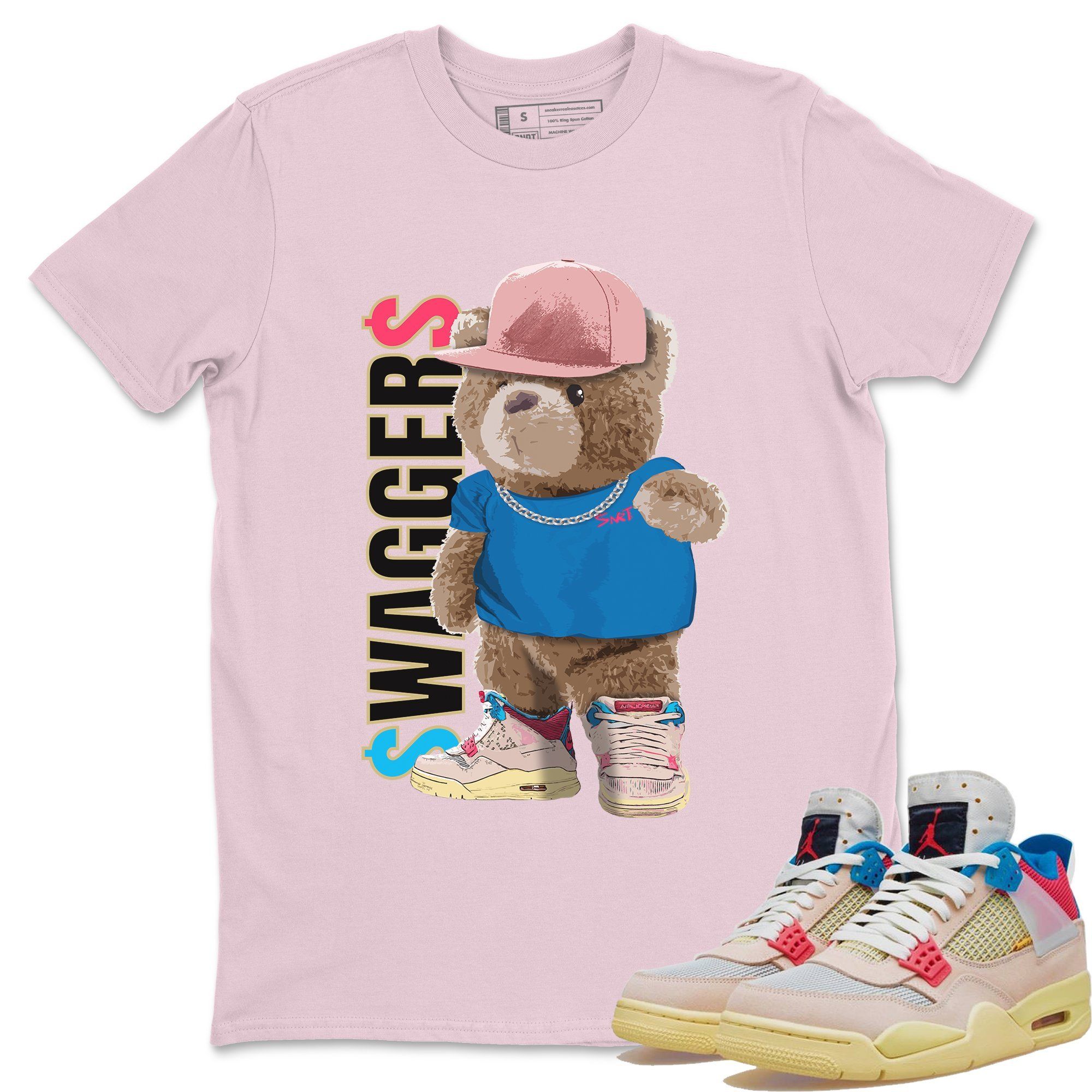 Bear Swaggers Unisex Tops - Air Jordan 4 Union Guava Ice